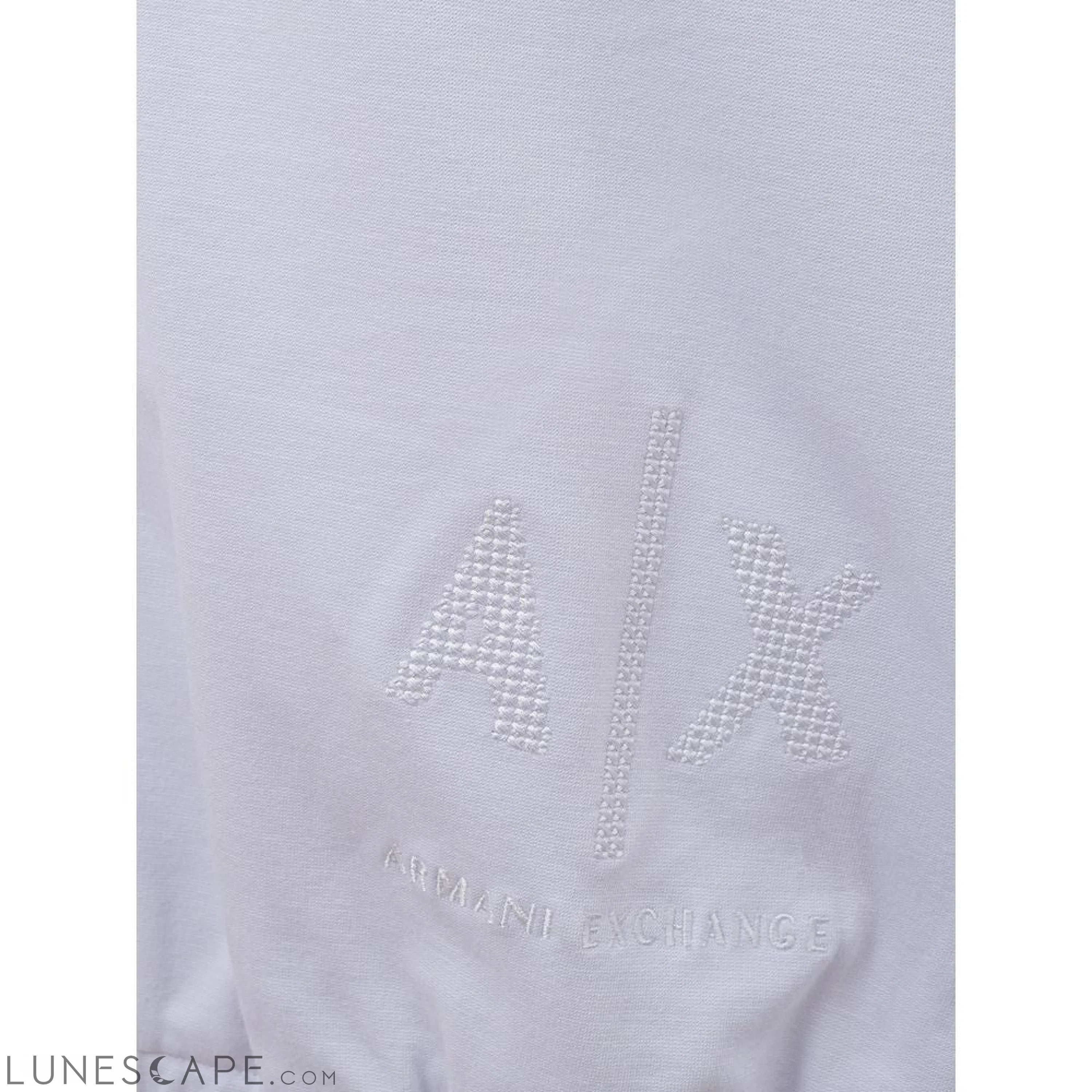 Armani Exchange Chic White Viscose Sweater for Women LUNESCAPE