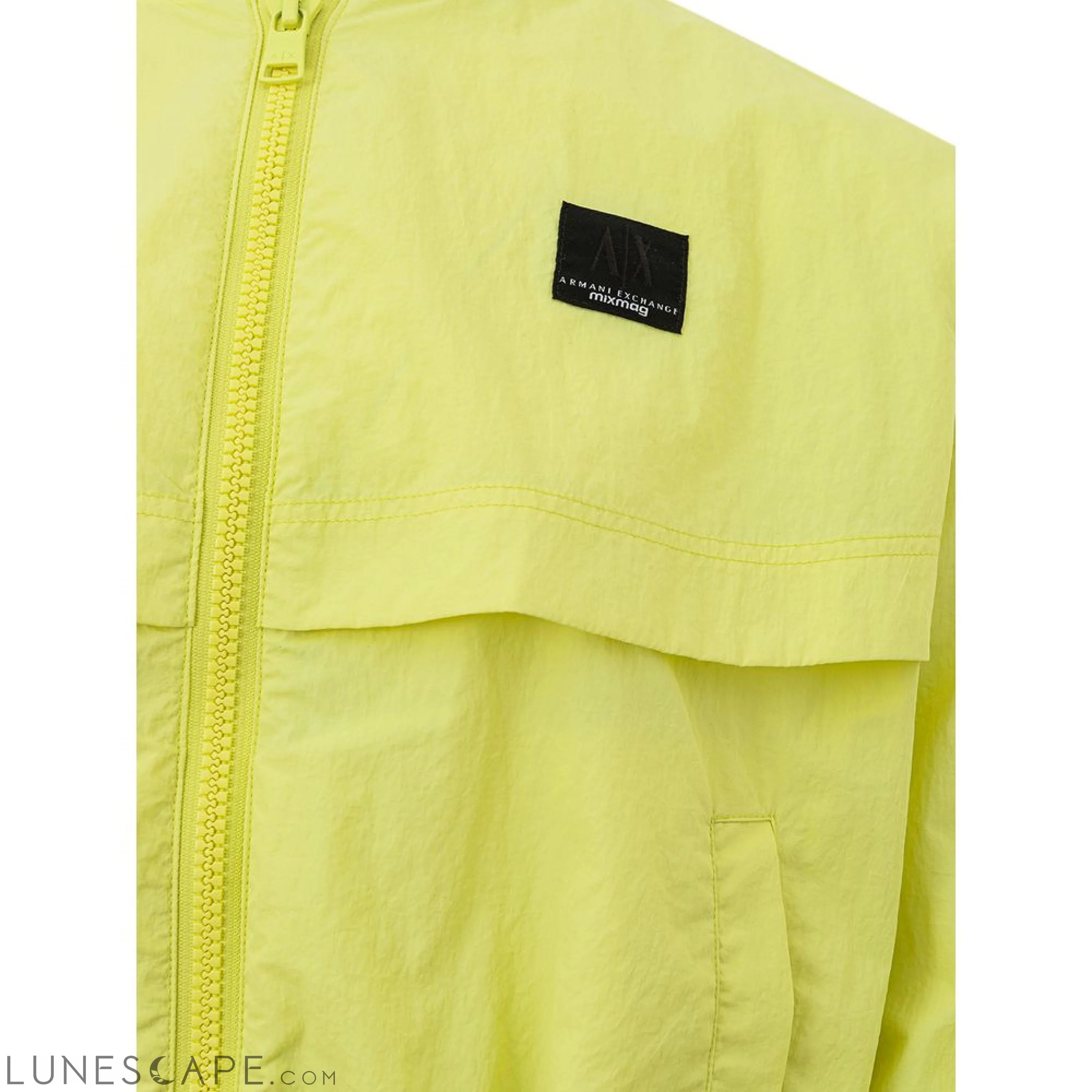 Armani Exchange Chic Yellow Polyamide Jacket for Women LUNESCAPE