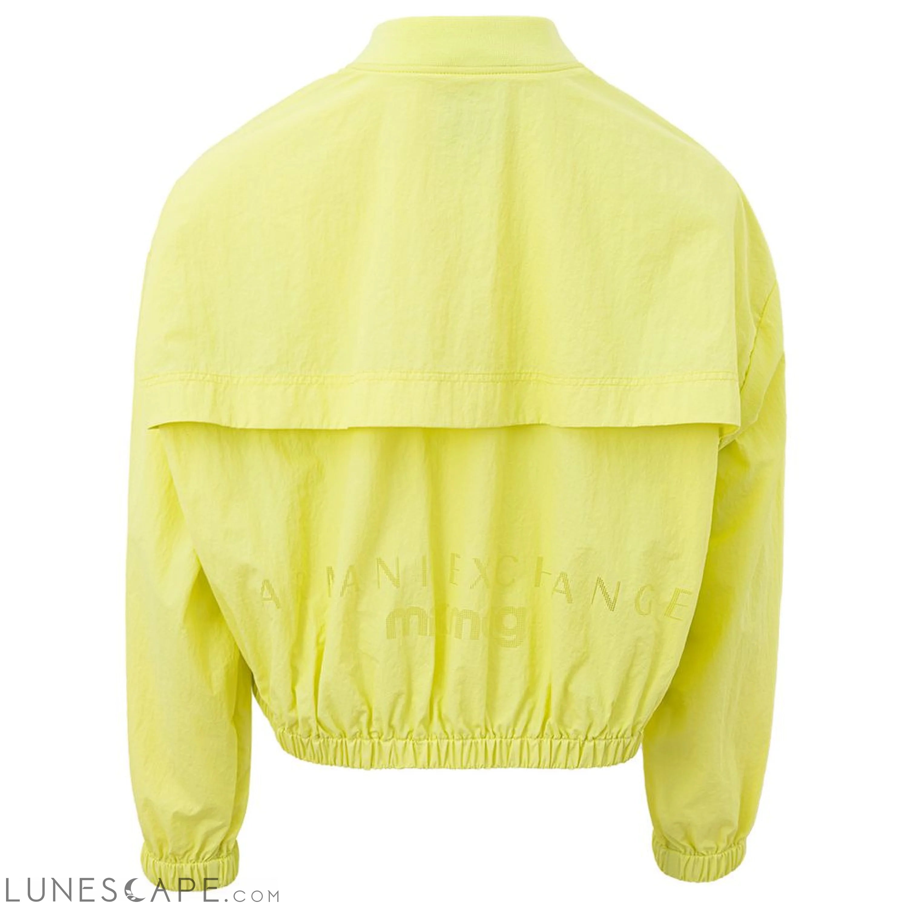 Armani Exchange Chic Yellow Polyamide Jacket for Women LUNESCAPE