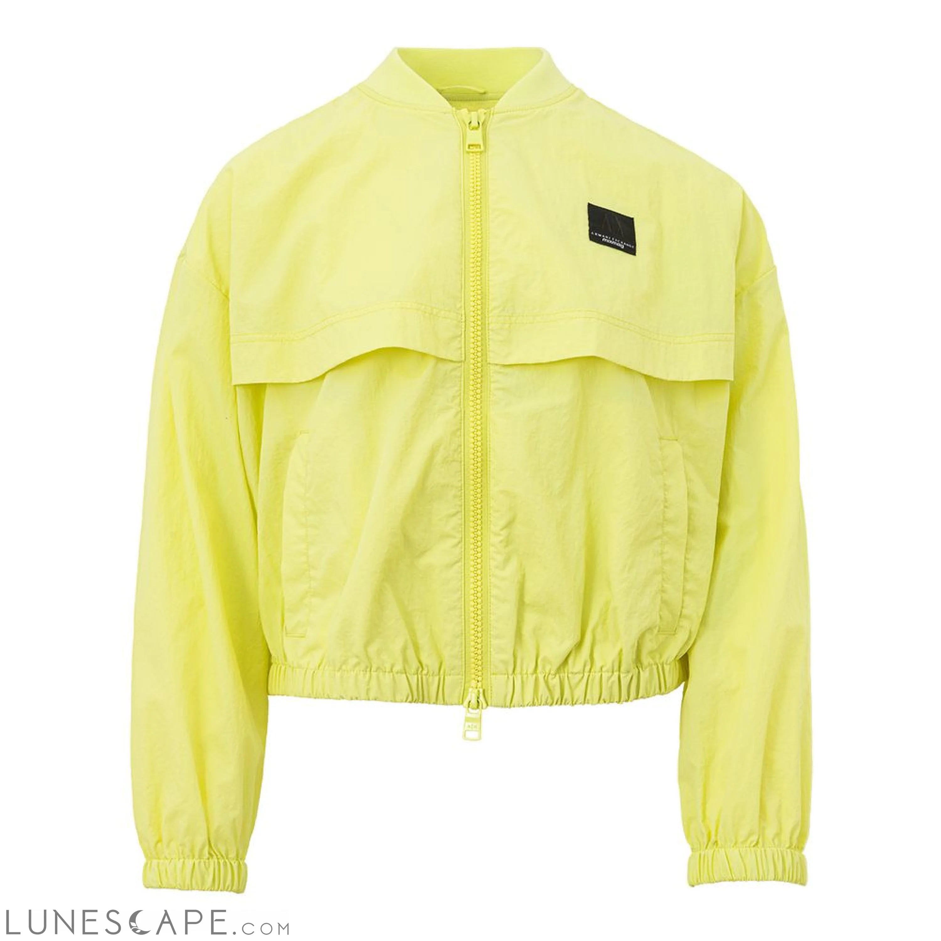 Armani Exchange Chic Yellow Polyamide Jacket for Women LUNESCAPE