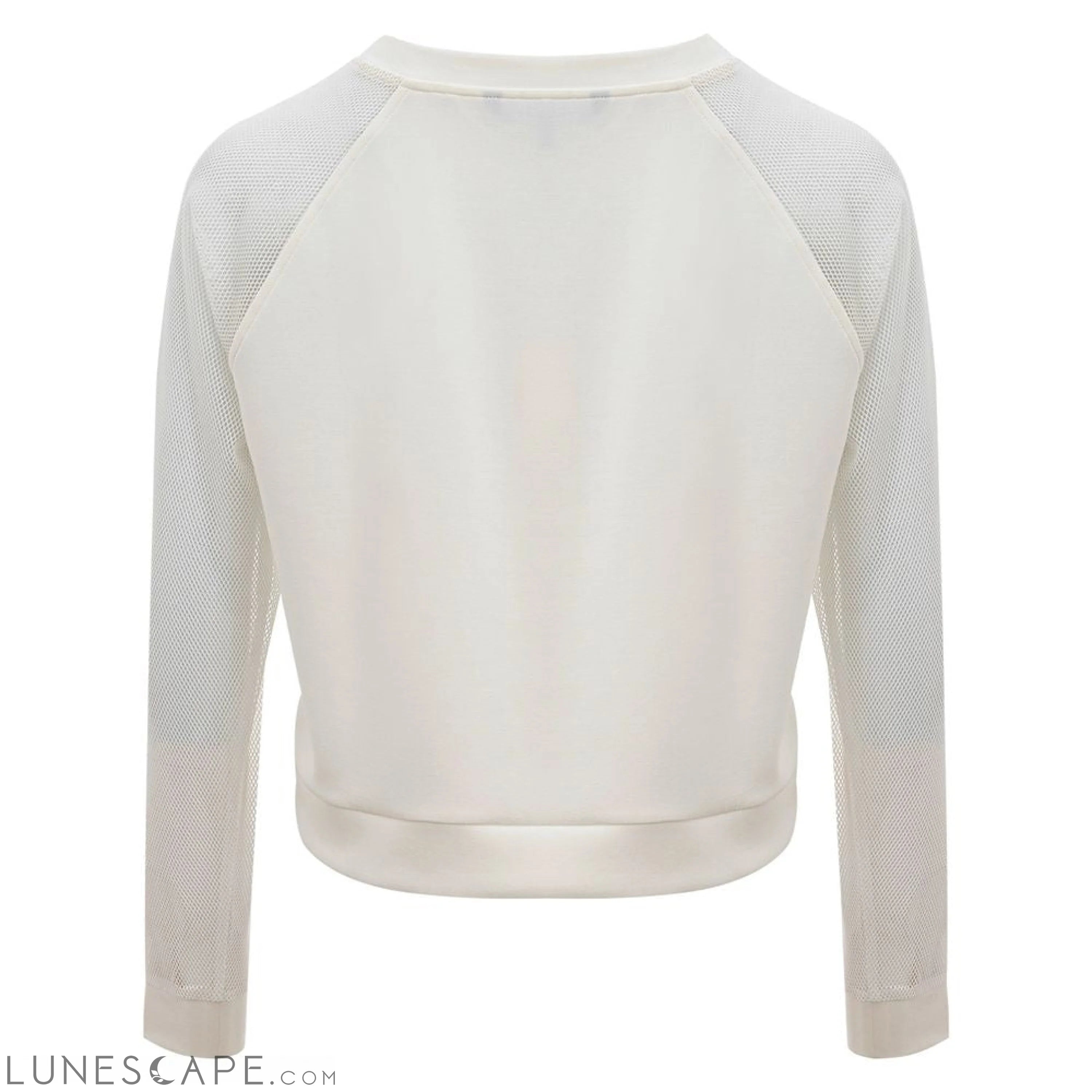 Armani Exchange Elegant White Polyamide Sweater LUNESCAPE