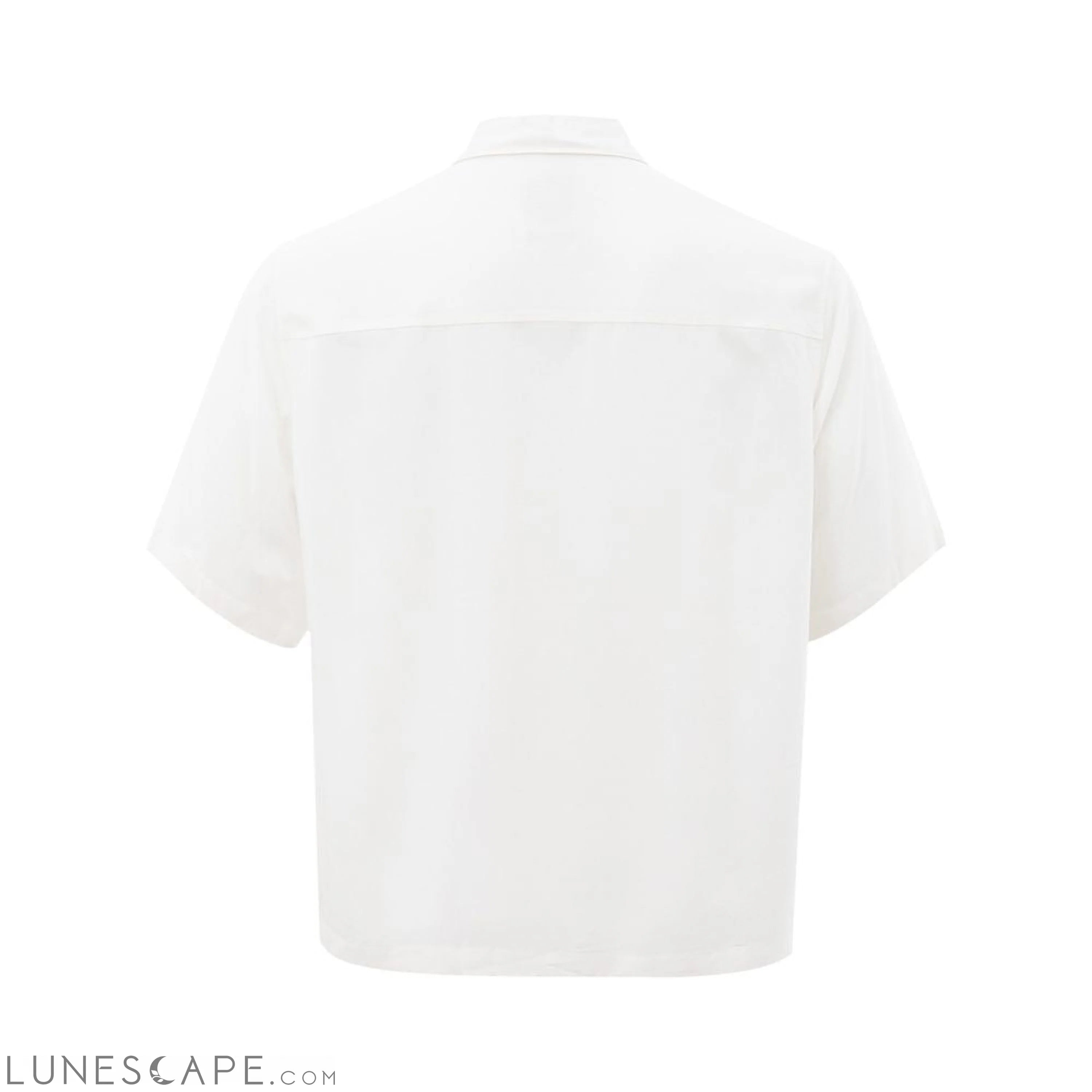 Armani Exchange Elegant White Viscose Shirt for Men LUNESCAPE