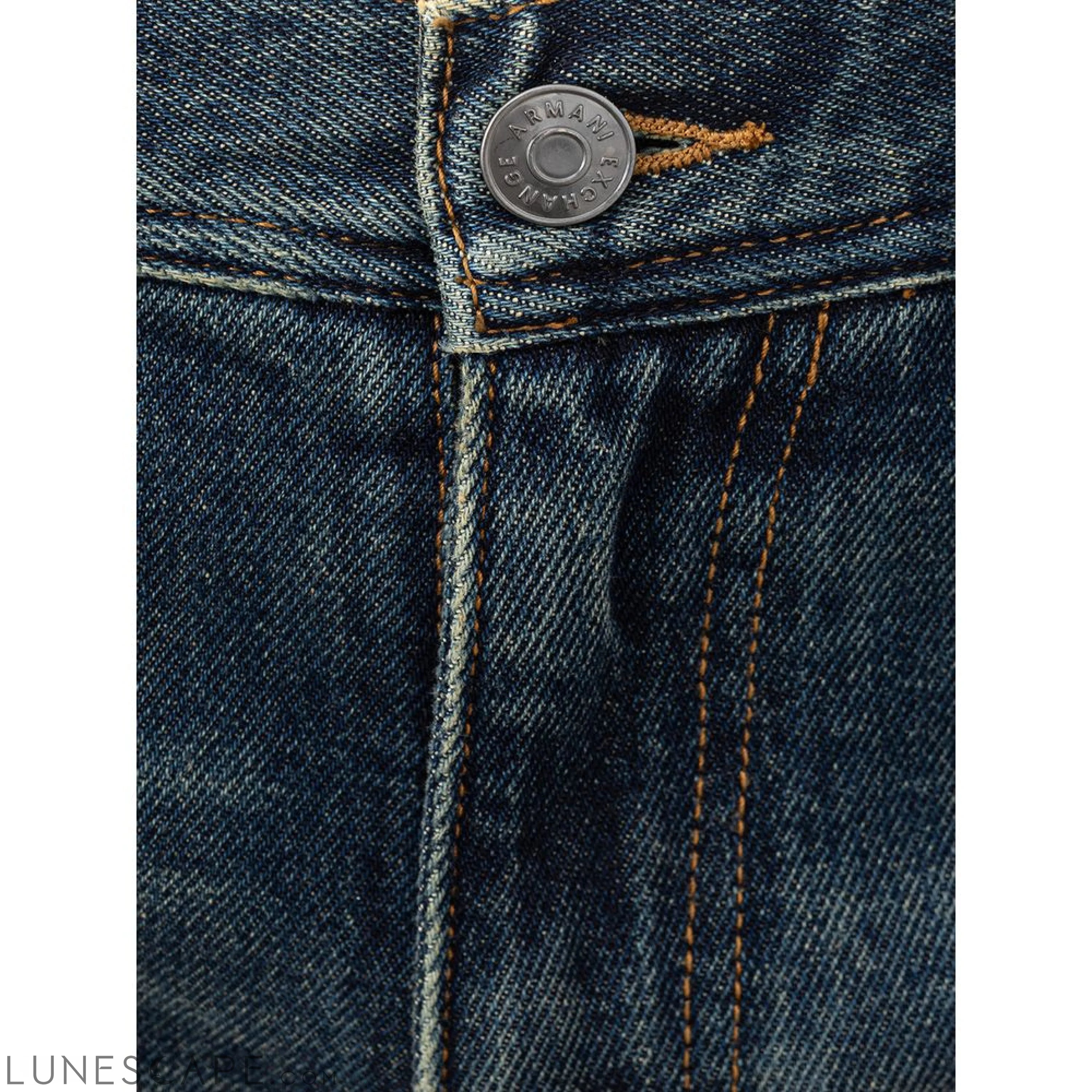 Armani Exchange Elevated Blue Cotton Denim LUNESCAPE