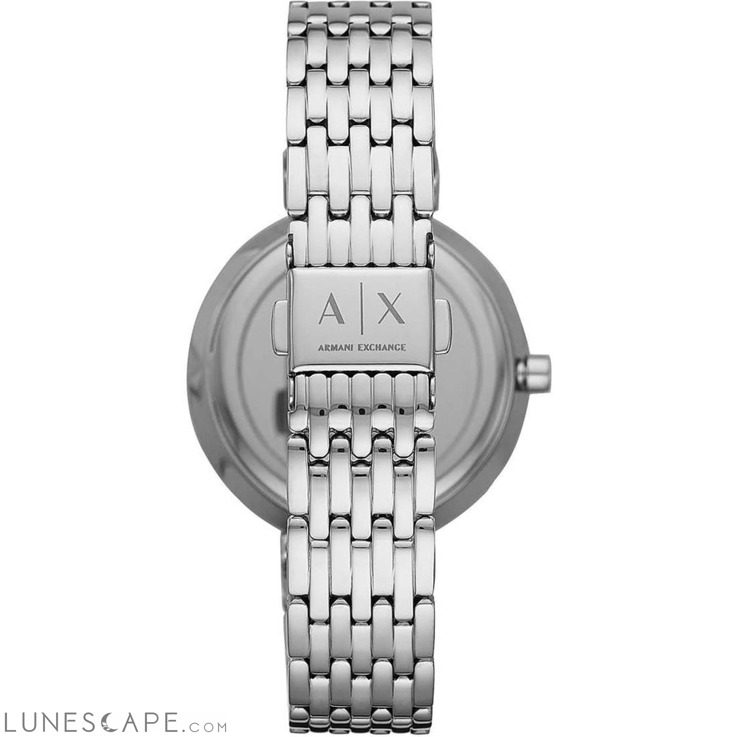 Armani Exchange Silver Stainless Steel Watch LUNESCAPE