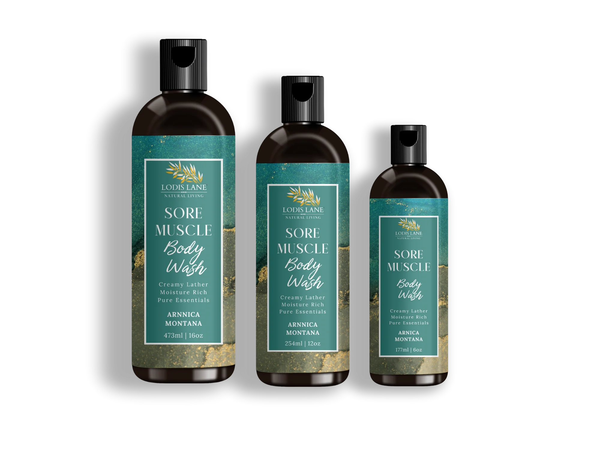 Arnica Montana Sore Muscle Body Wash LUNESCAPE