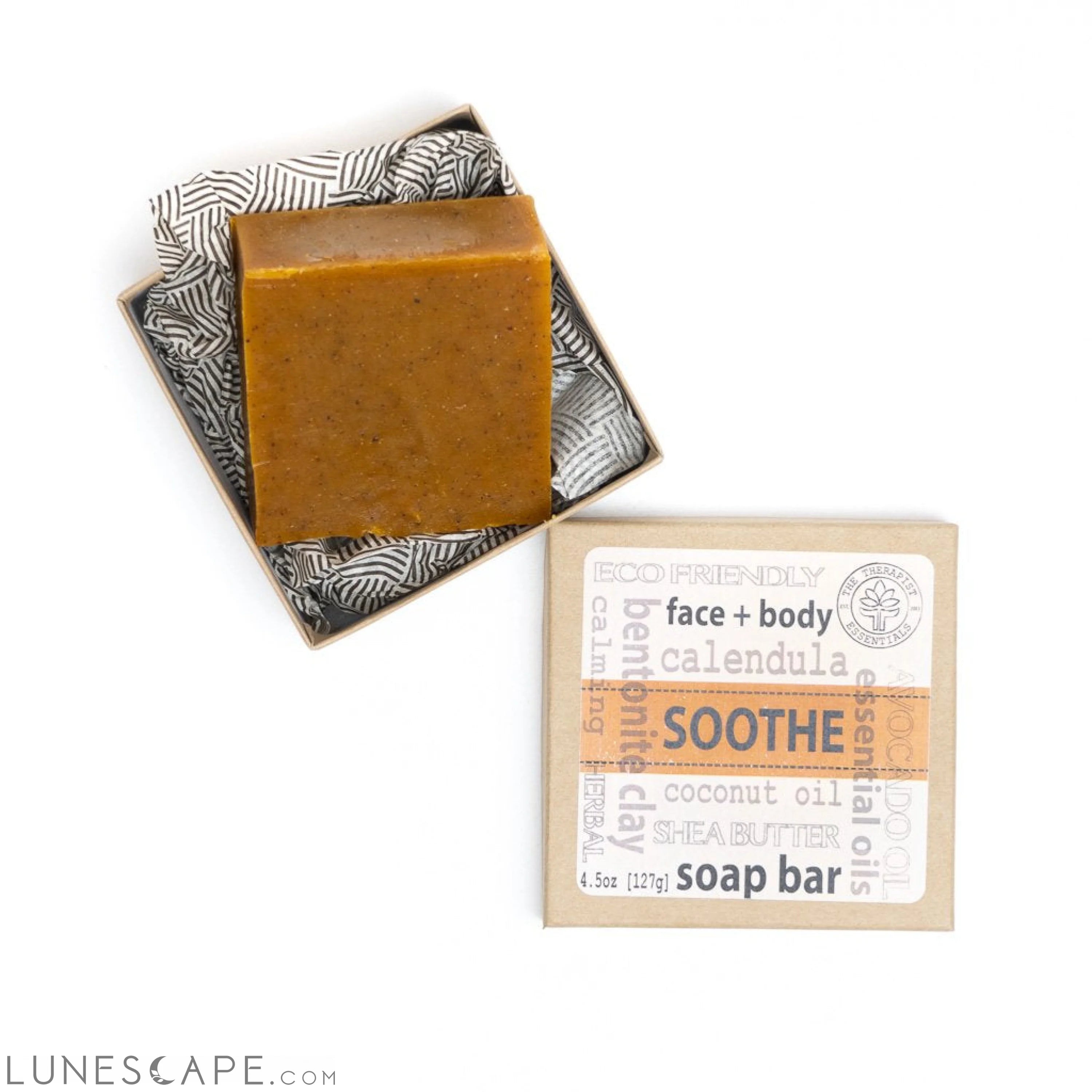 Aromatheraphy Soothe Coconut Oil Face & Vegan Body Soap LUNESCAPE