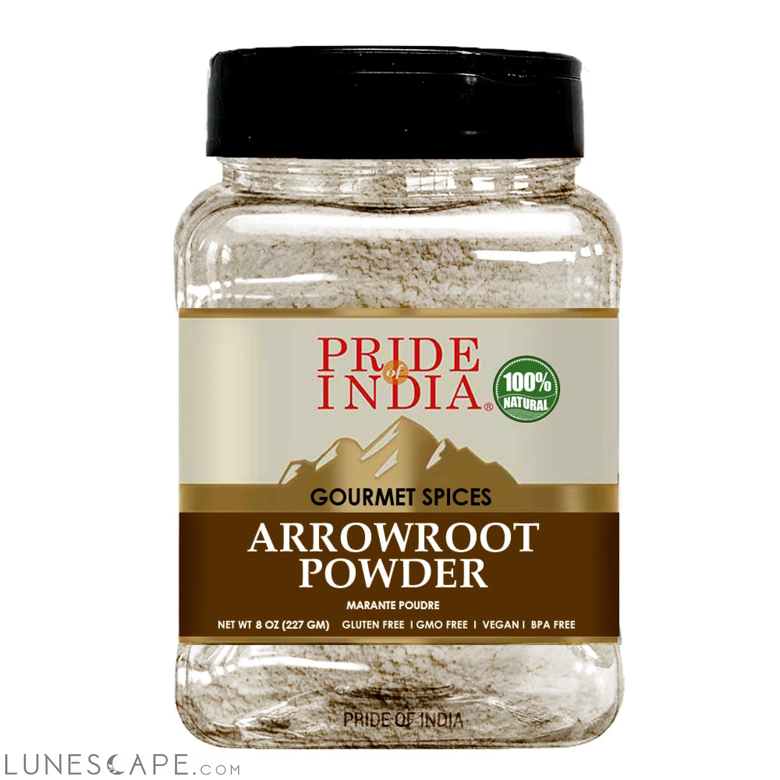 Arrowroot Ground Powder - 8 oz LUNESCAPE