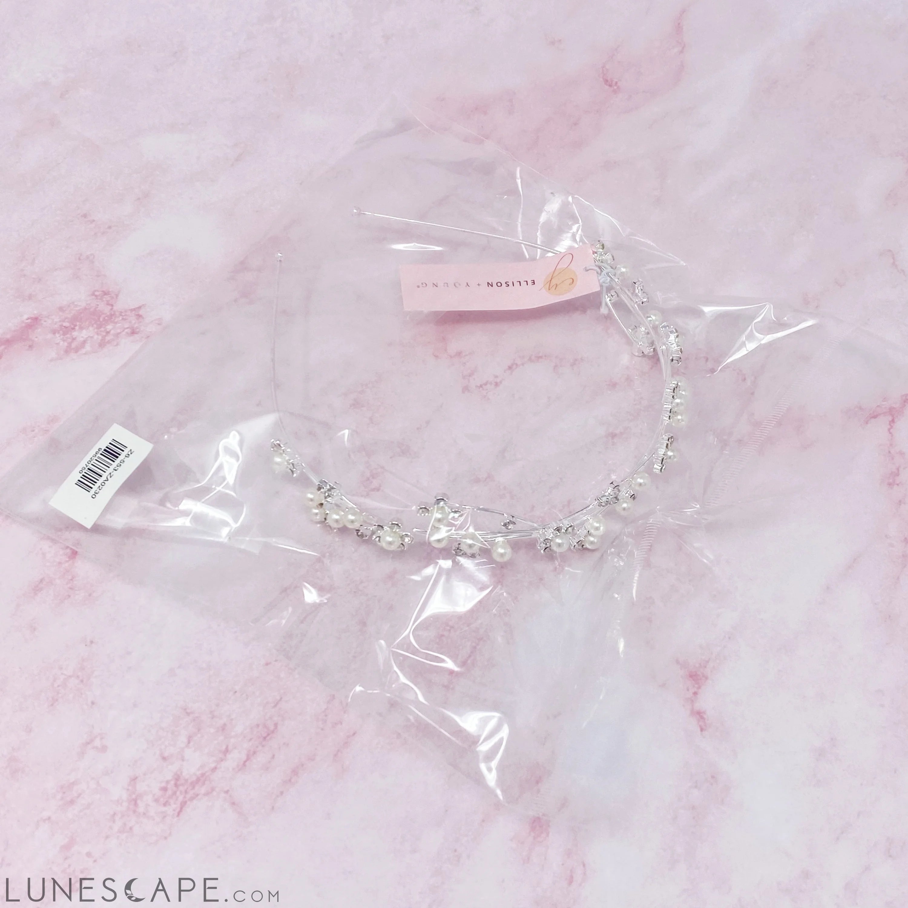 Artful Snow Flower Headband LUNESCAPE