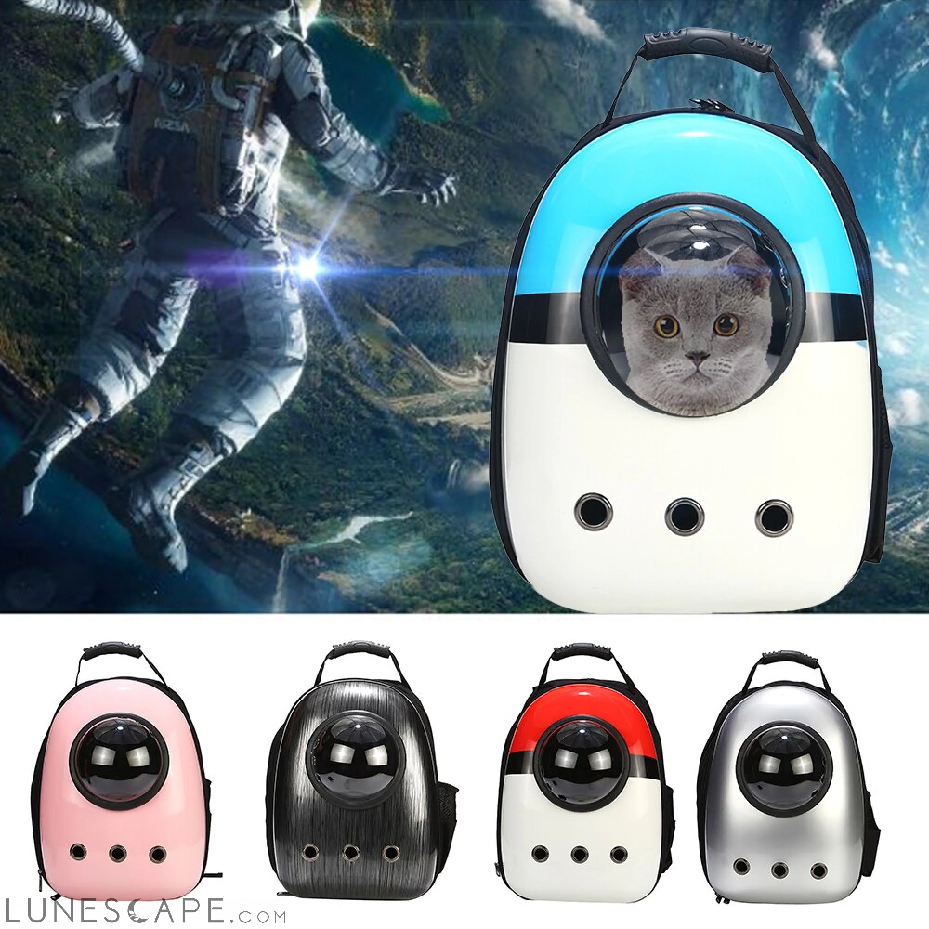 Astronaut Cat Backpack LUNESCAPE