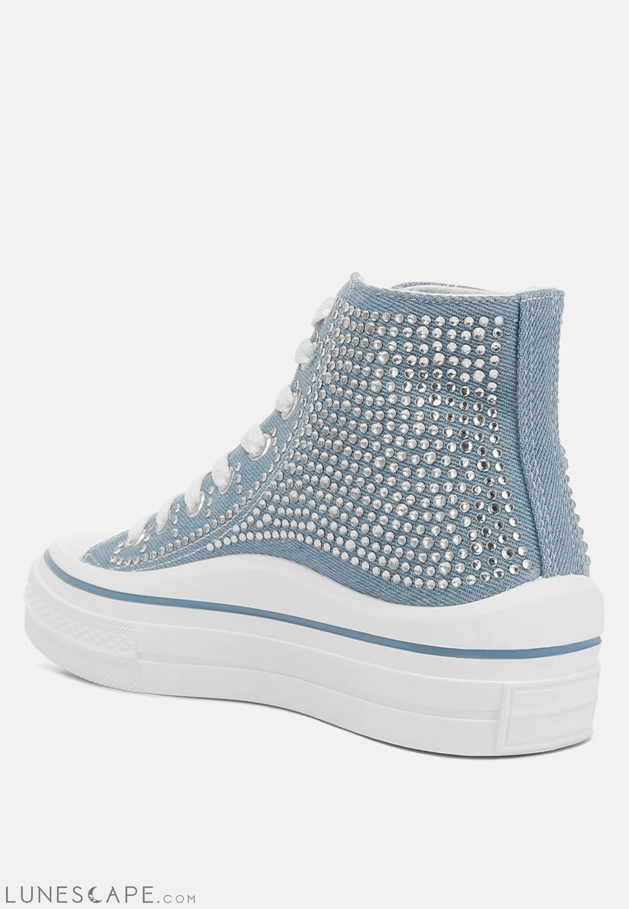 Asuka High Top Denim Sneakers LUNESCAPE