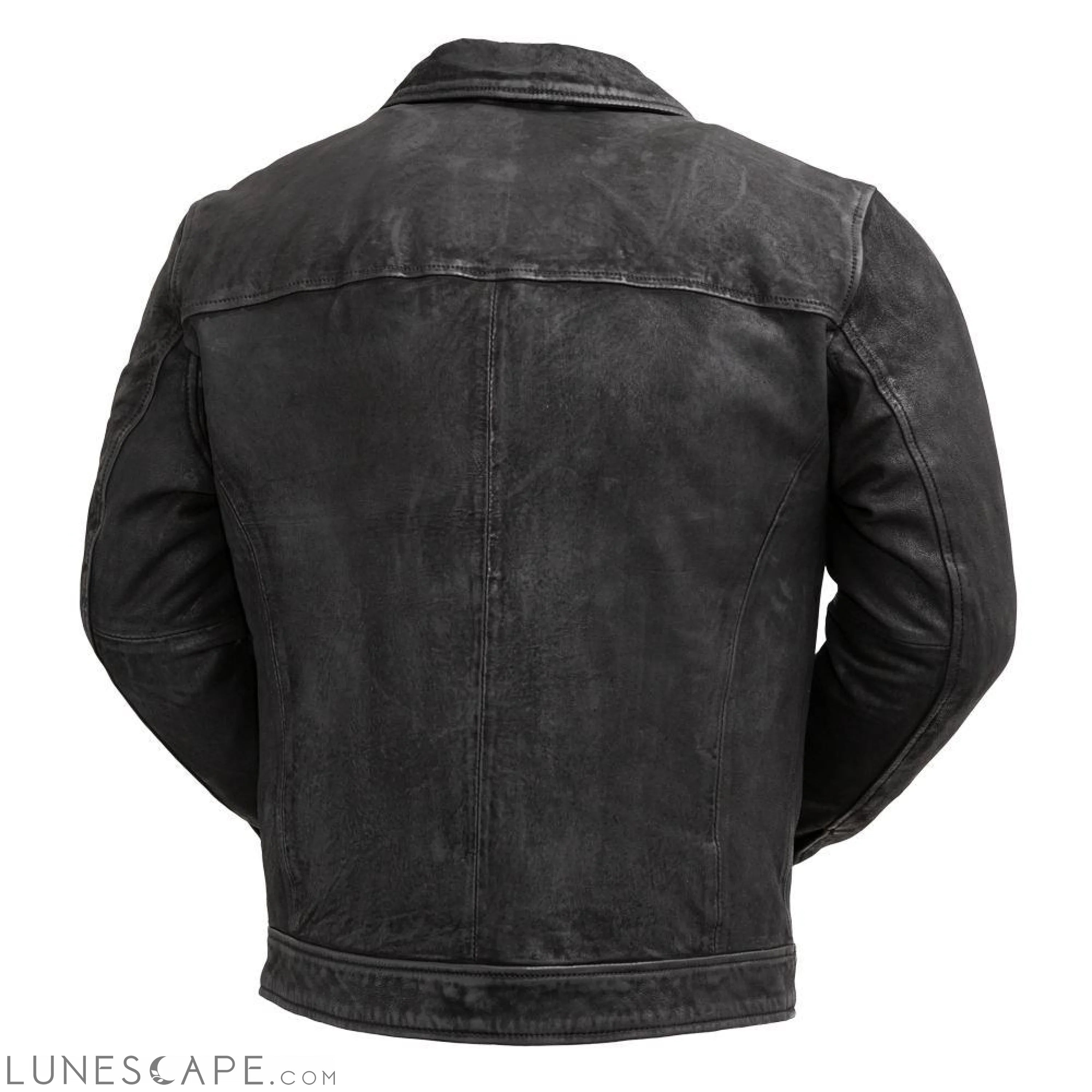 Austin - Men's Leather Jacket LUNESCAPE