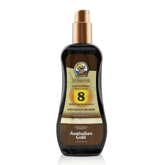 AUSTRALIAN GOLD - Spray Gel Sunscreen SPF 8 With Instant Bronzer LUNESCAPE