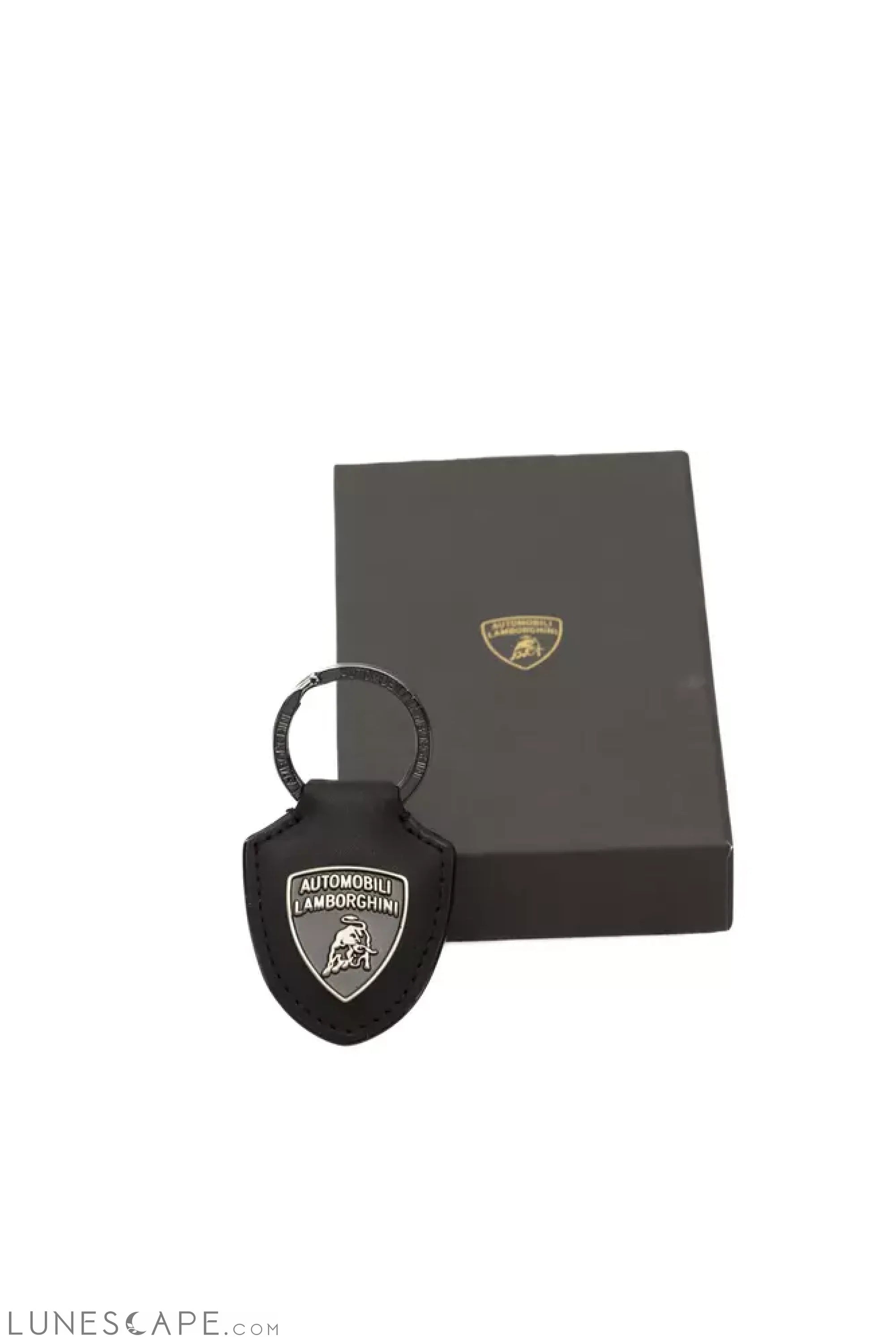 Automobili Lamborghini Black Metal Men Keychain LUNESCAPE