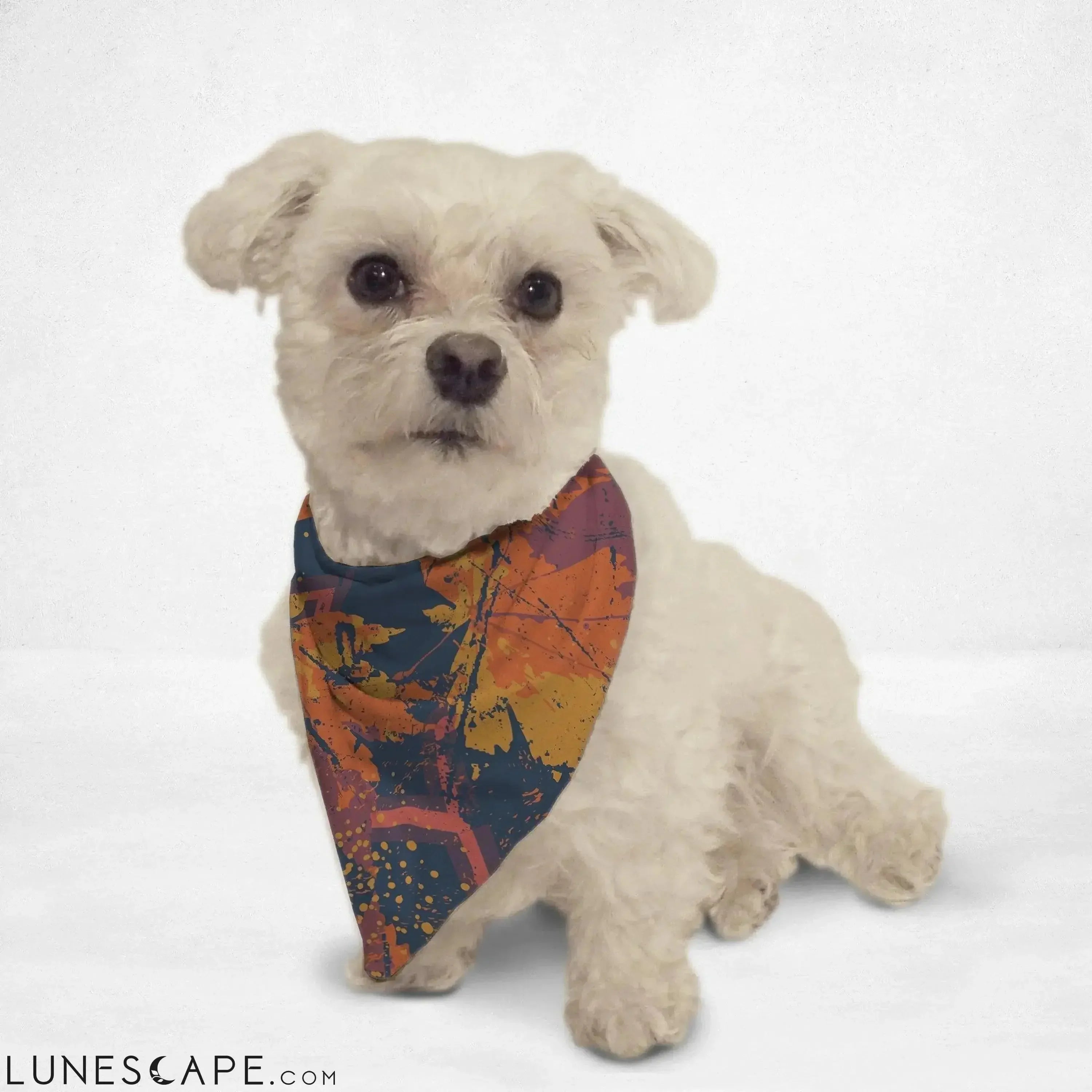 Autumn Leaves Cat & Dog Bandana LUNESCAPE