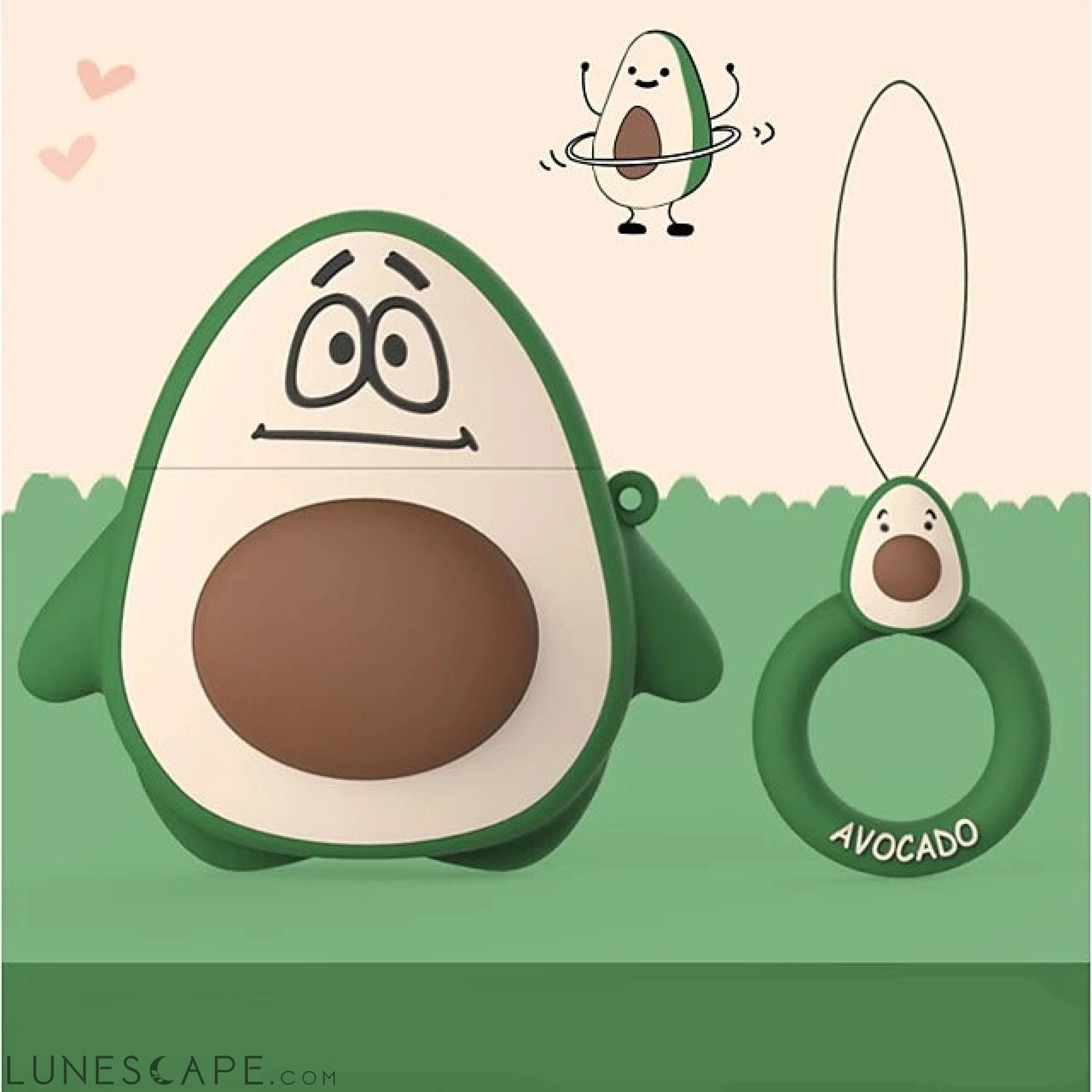 Avocado AirPods 1/2 Case LUNESCAPE