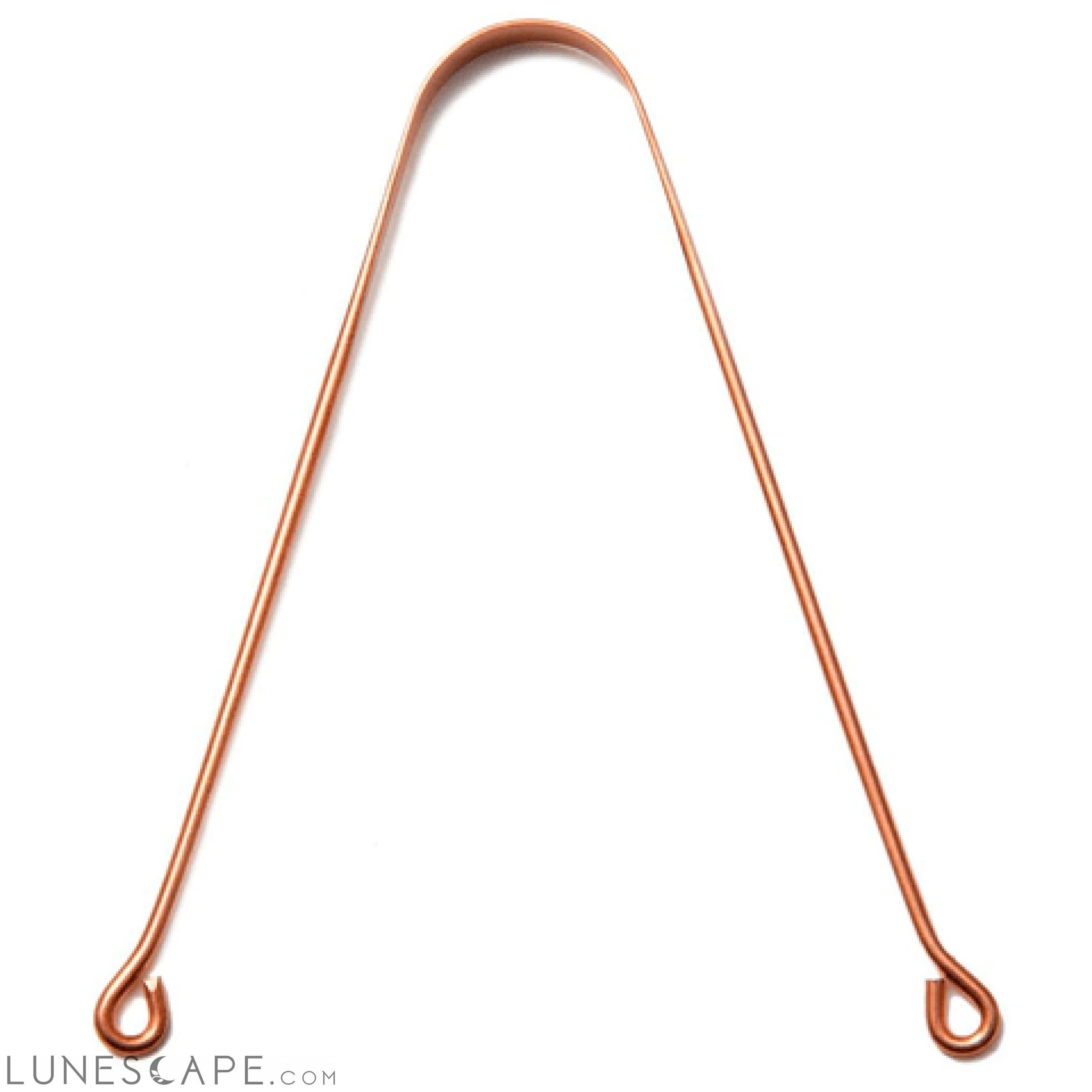 Ayurvedic Antiseptic Copper Tongue Scraper LUNESCAPE