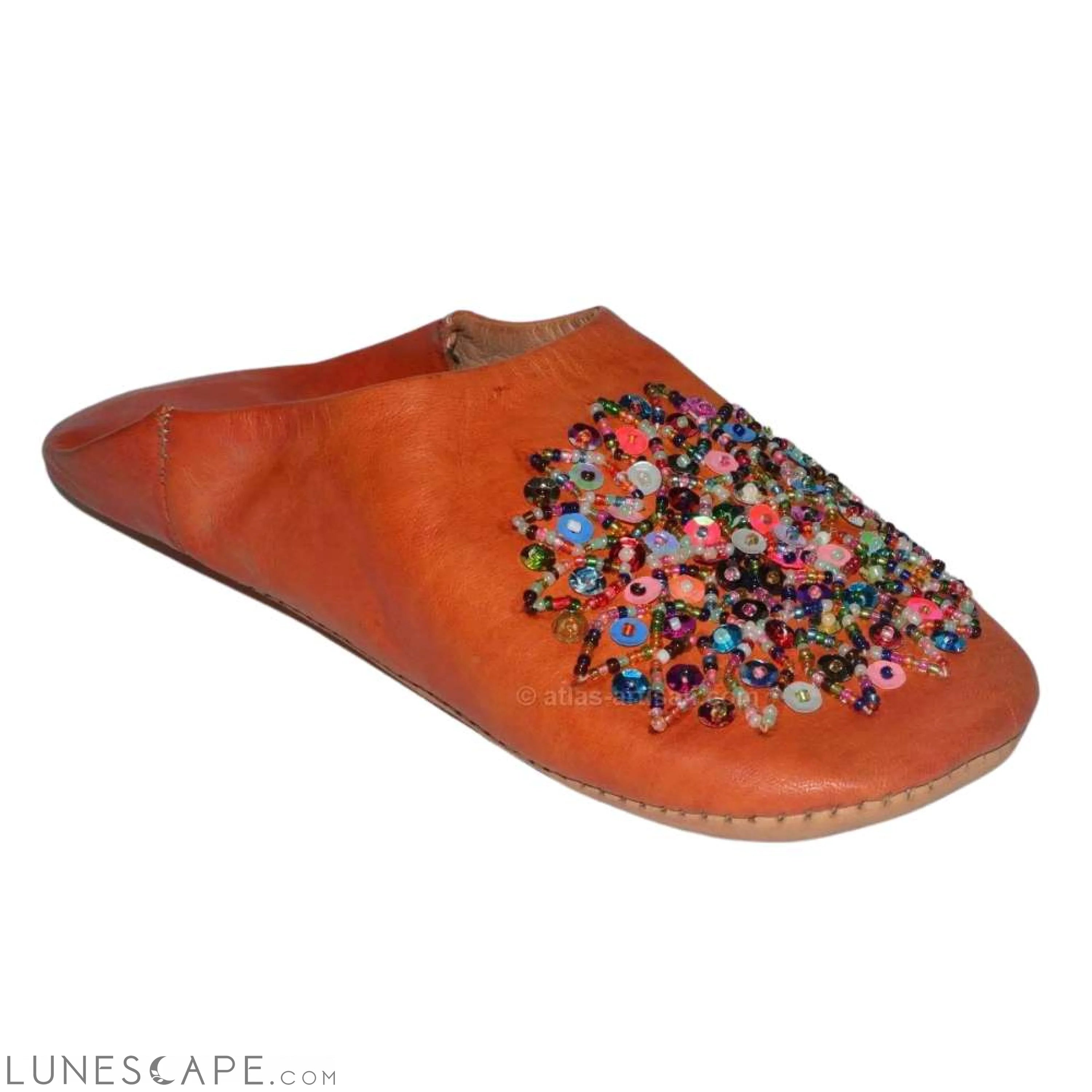 Babouches Artisan Handmade Sequined House Slippers LUNESCAPE