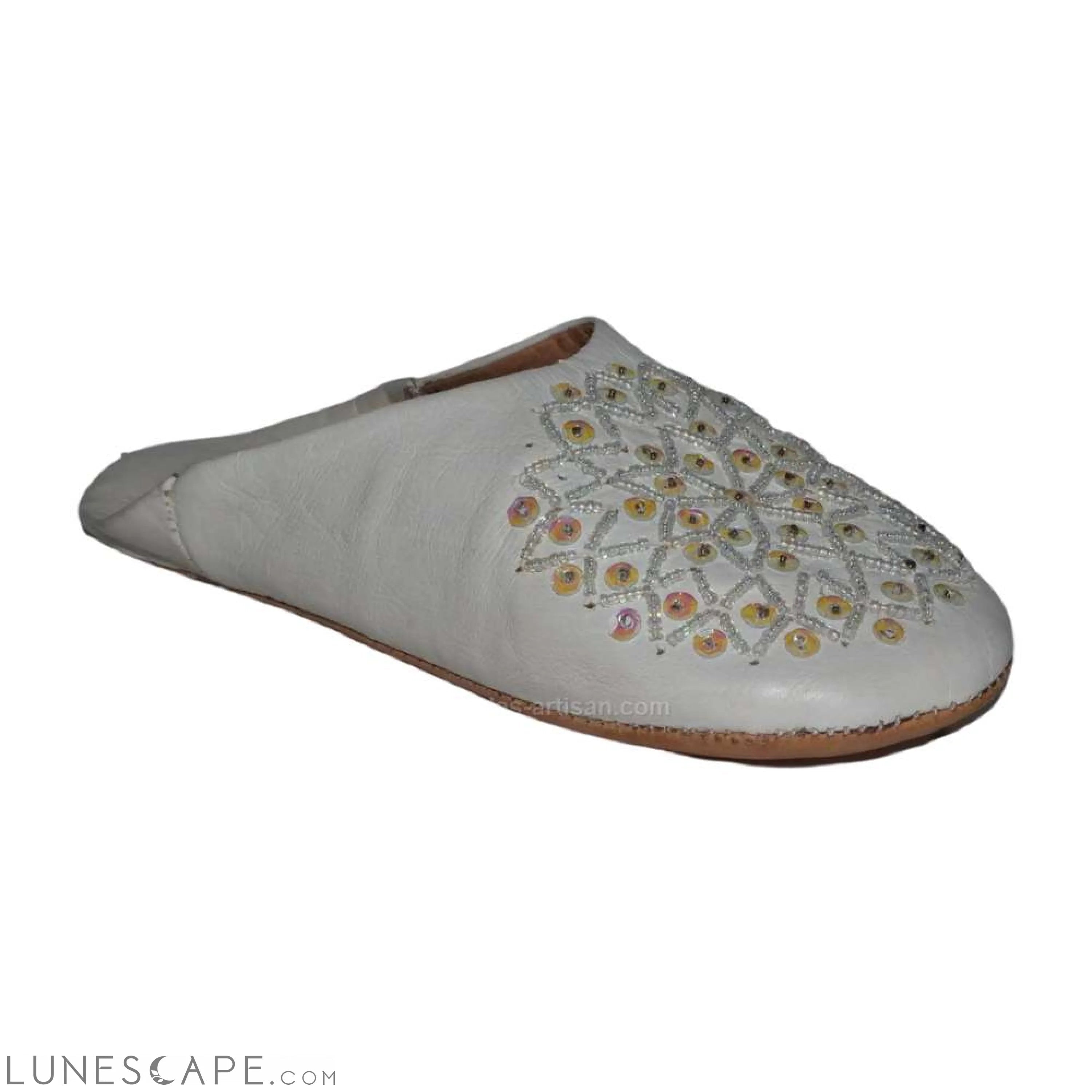 Babouches Artisan Handmade Sequined House Slippers LUNESCAPE