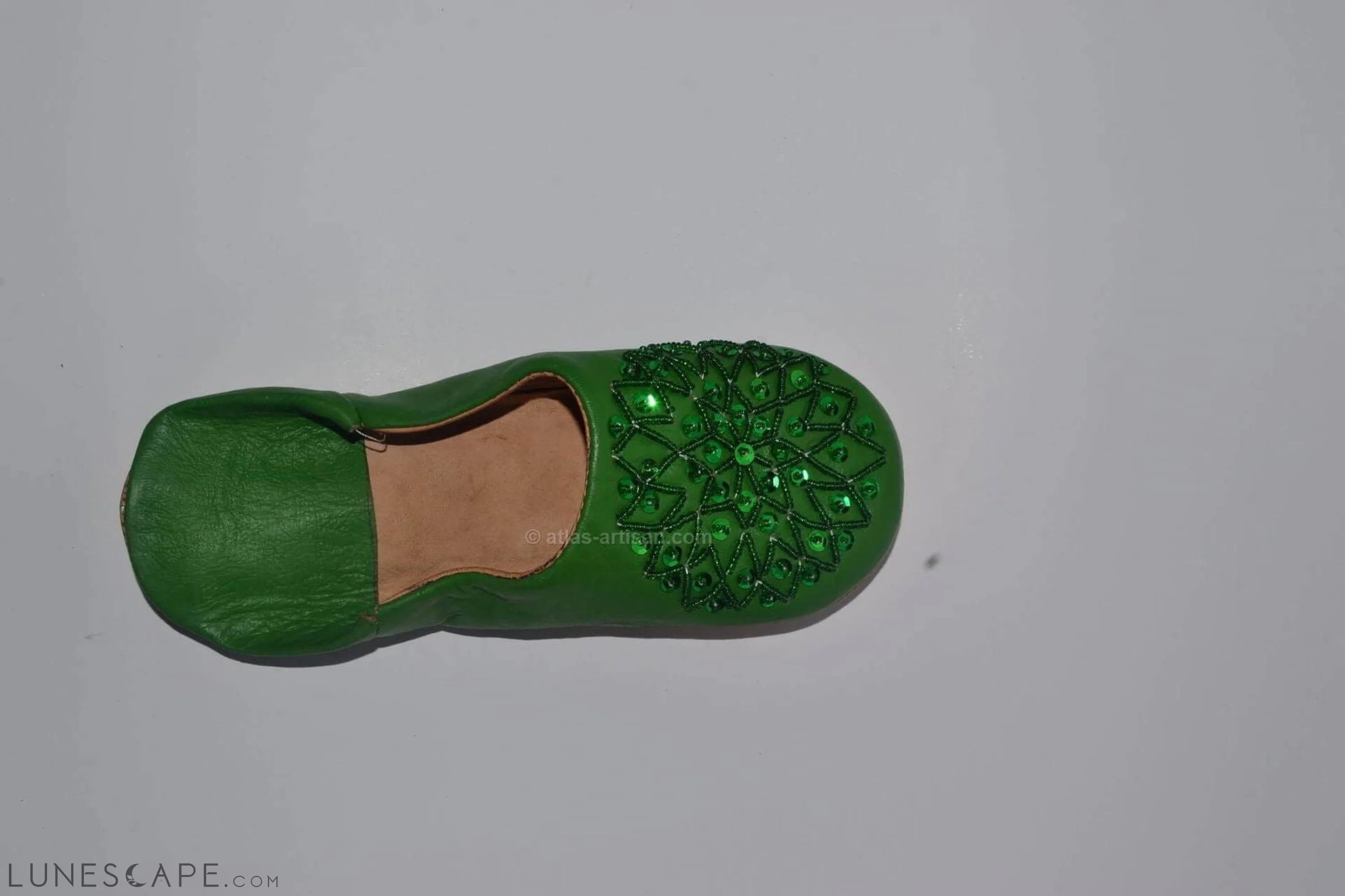 Babouches Artisan Handmade Sequined House Slippers LUNESCAPE