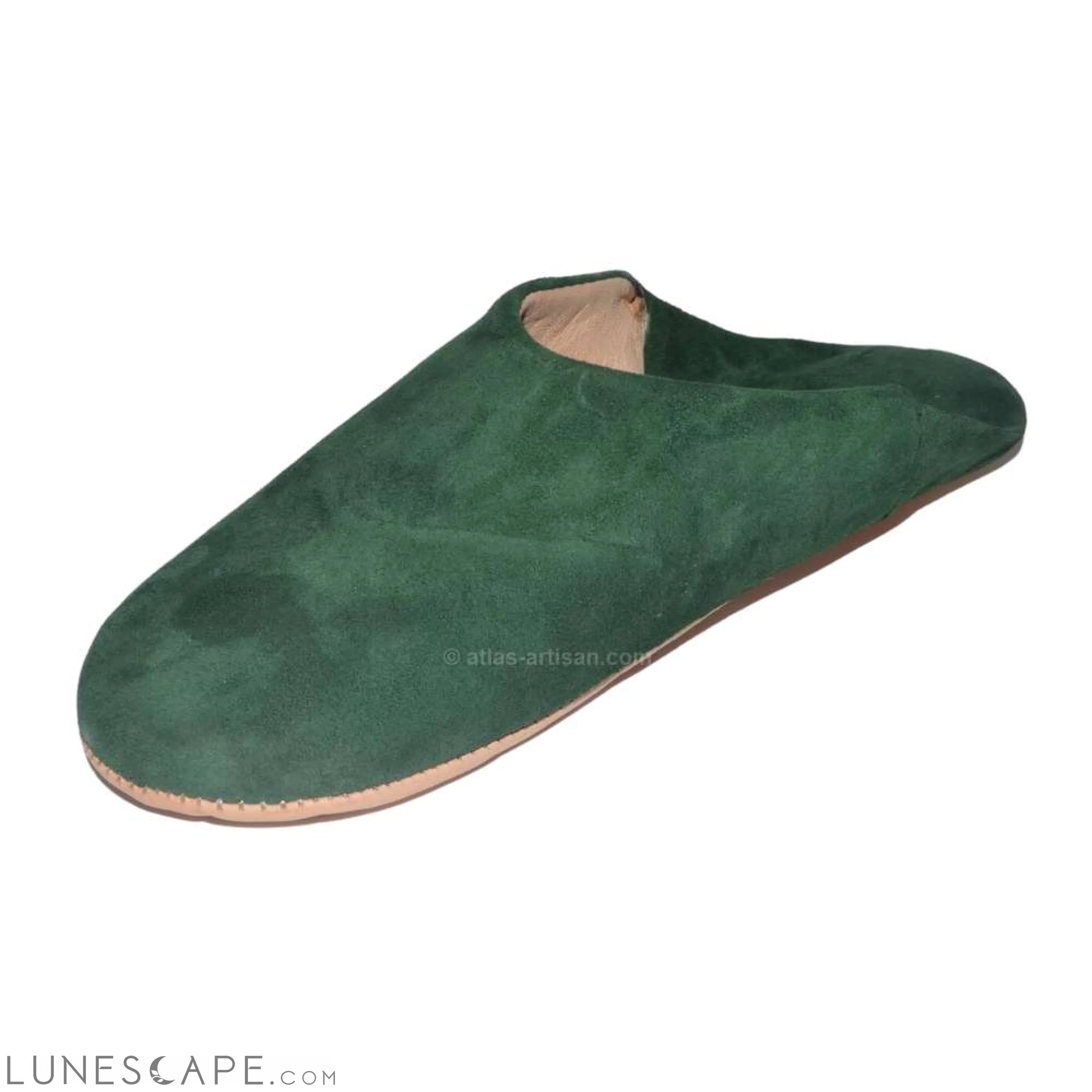 Babouches Daim Handmade Suede House Slippers LUNESCAPE