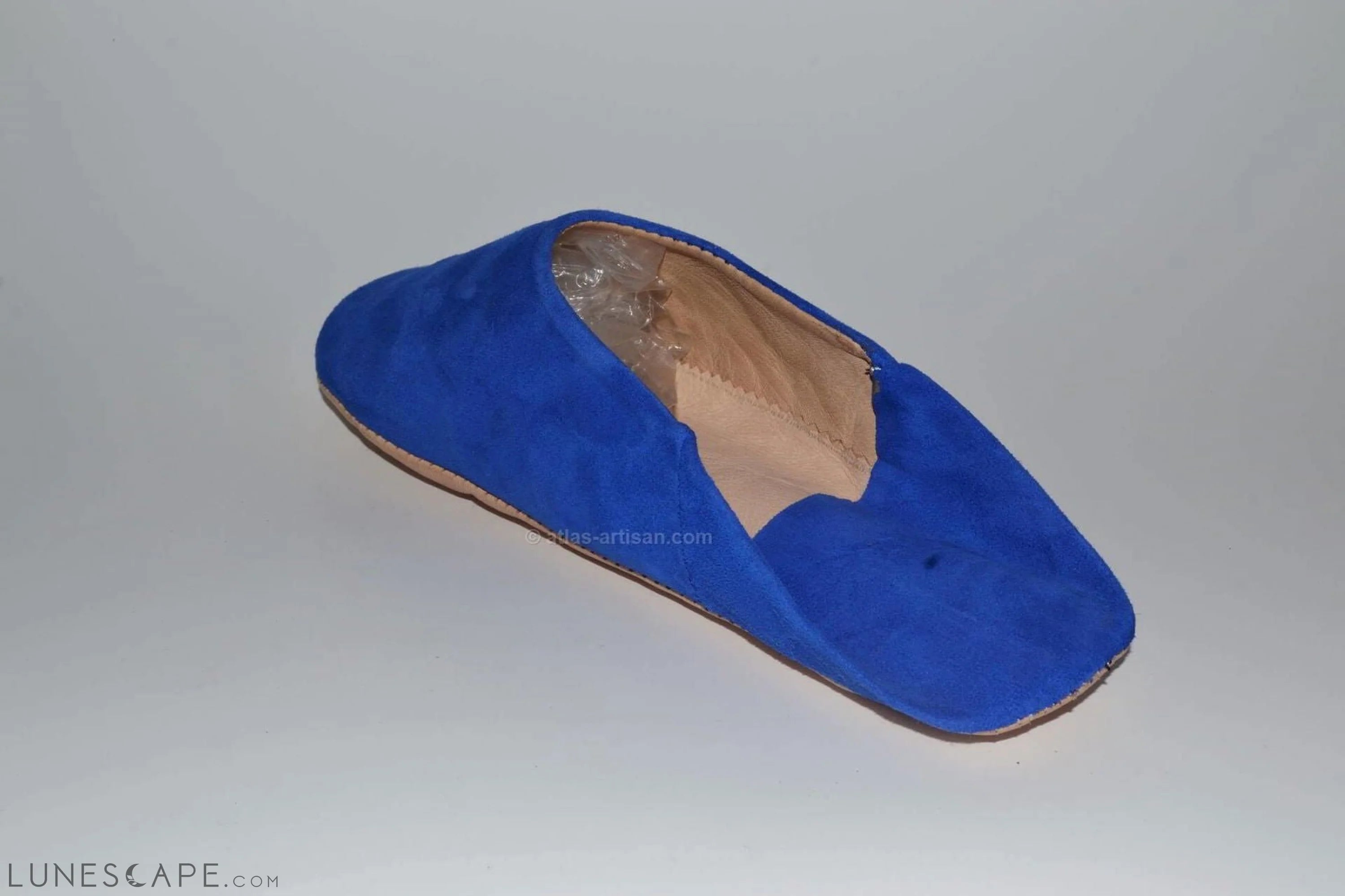 Babouches Daim Handmade Suede House Slippers LUNESCAPE