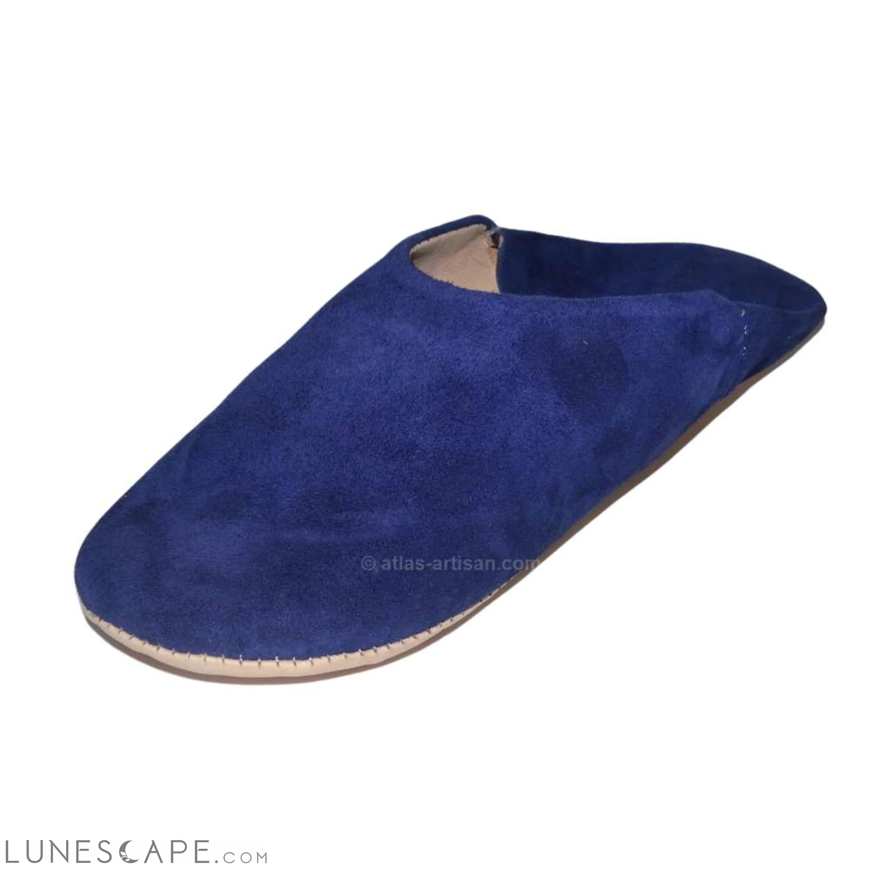 Babouches Daim Handmade Suede House Slippers LUNESCAPE