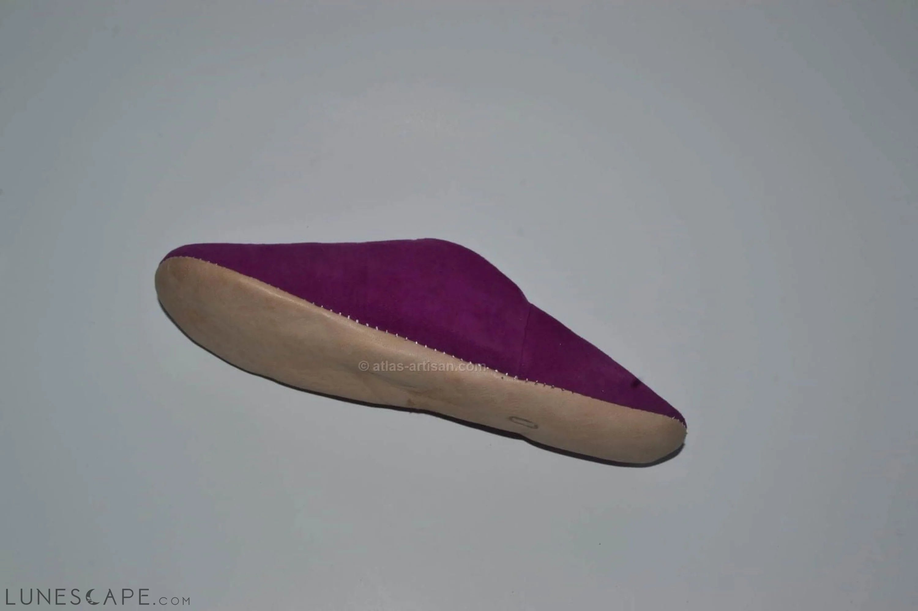 Babouches Daim Handmade Suede House Slippers LUNESCAPE