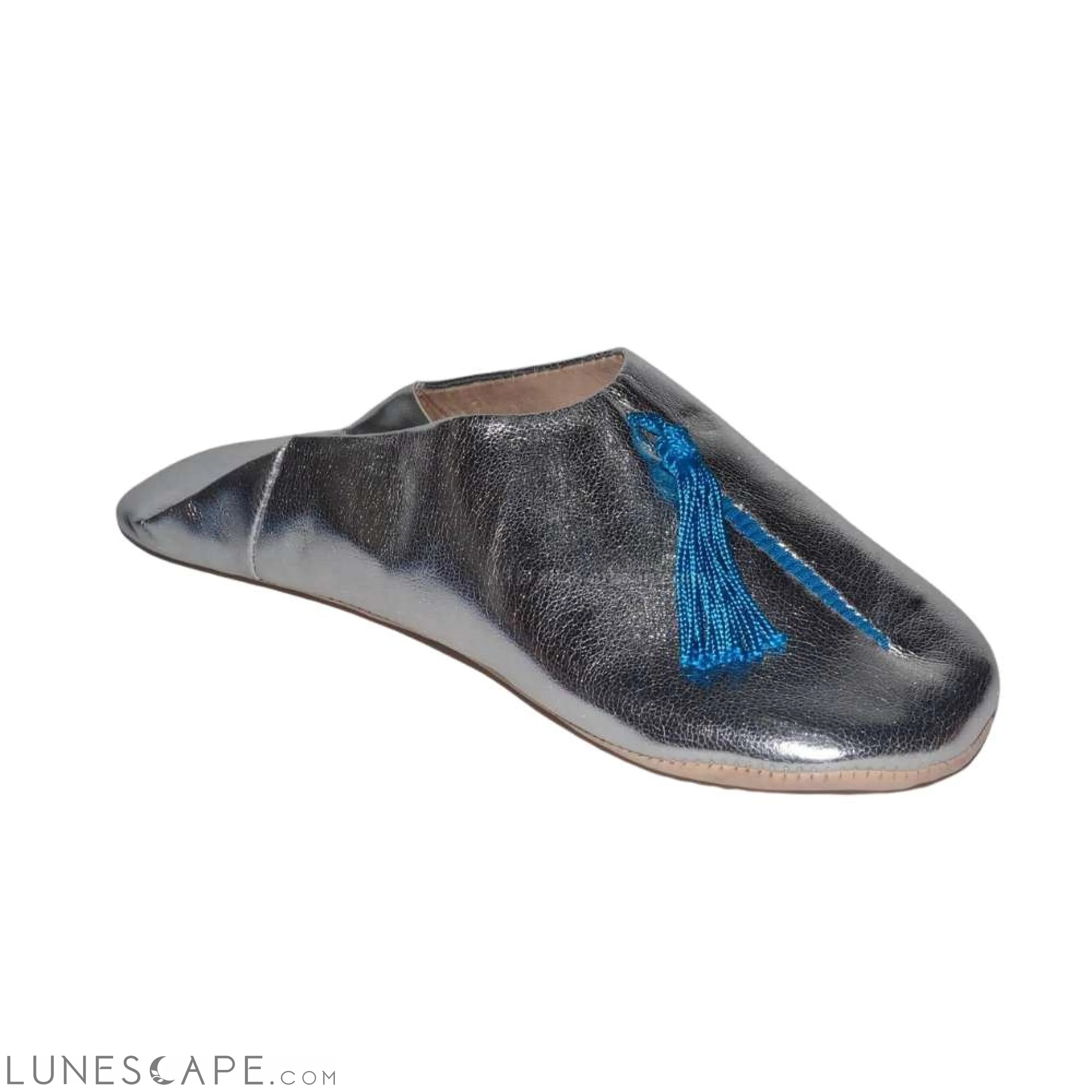 Babouches Hafarin Slip-On Mule Indoor Slipper Handmade Leather LUNESCAPE