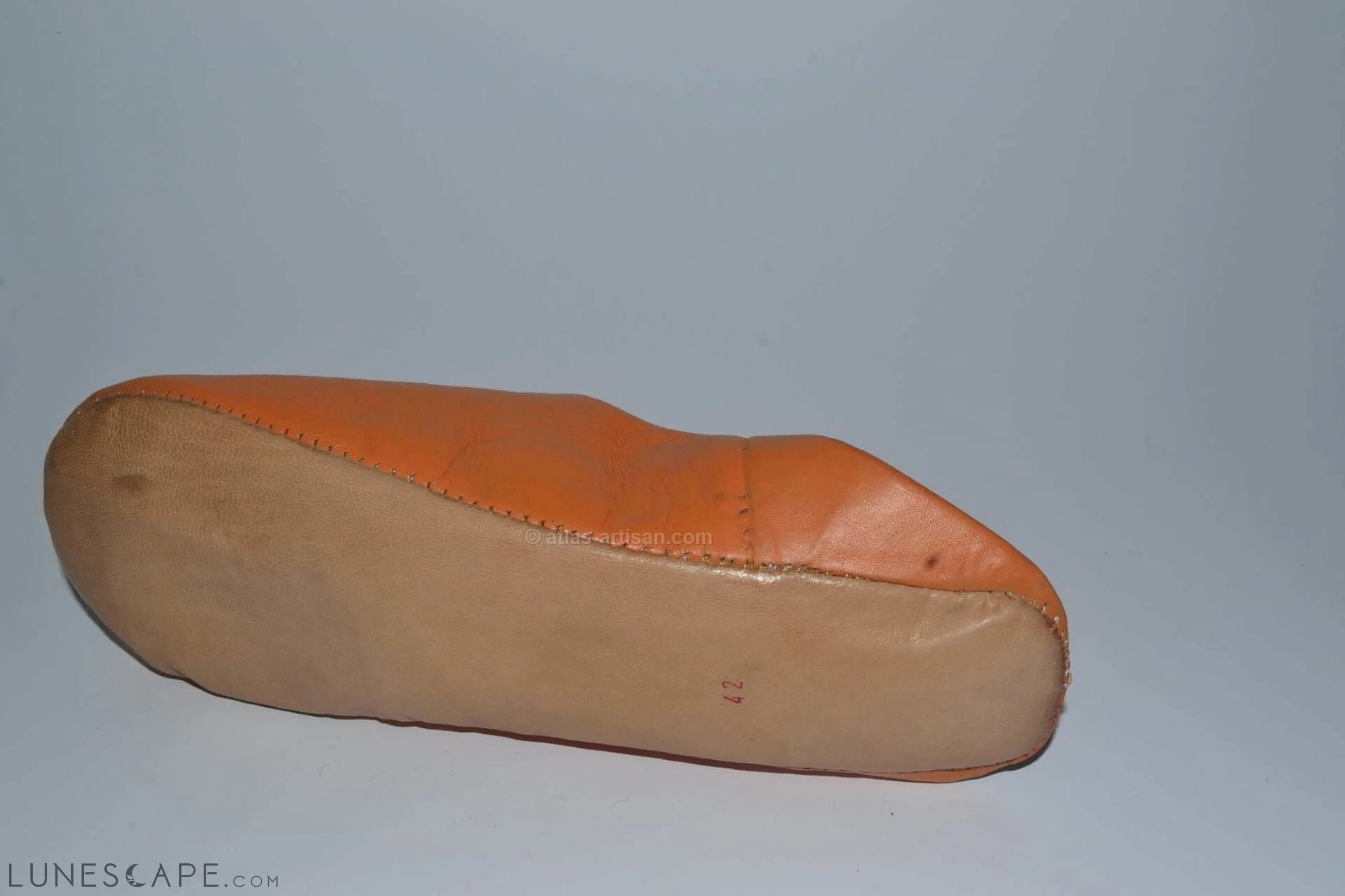 Babouches Hafarin Slip-On Mule Indoor Slipper Handmade Leather LUNESCAPE