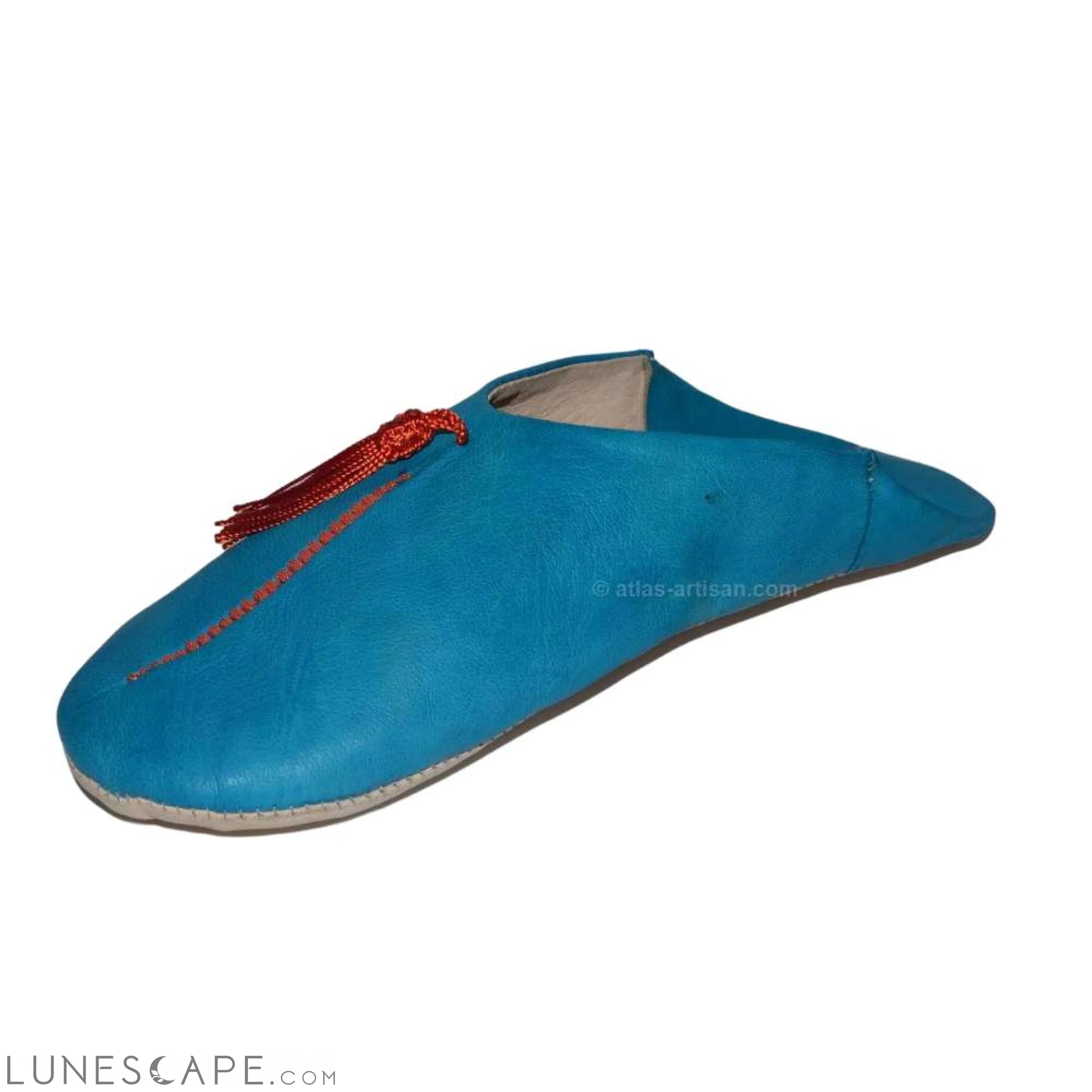 Babouches Hafarin Slip-On Mule Indoor Slipper Handmade Leather LUNESCAPE