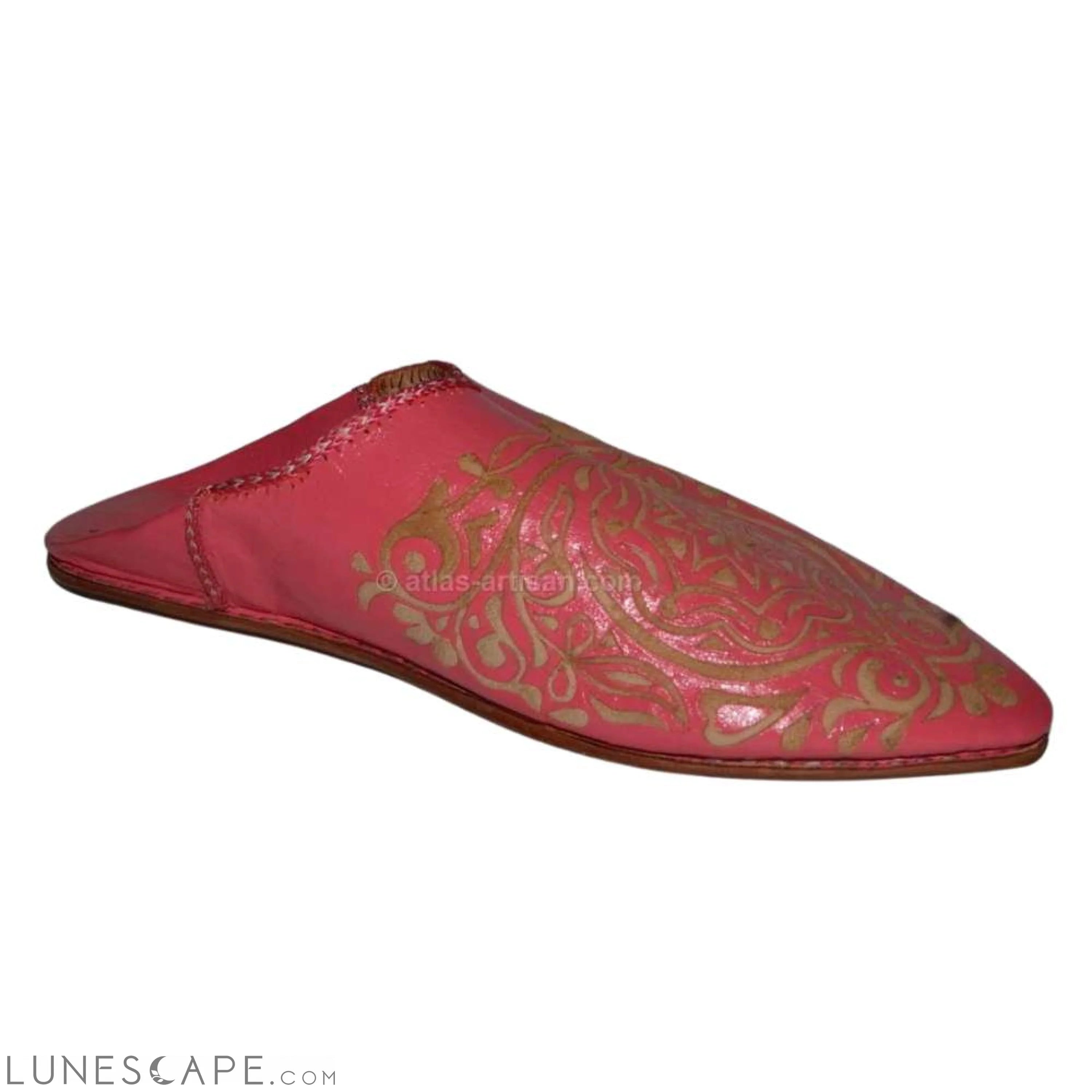 Babouches Rbati Handmade Leather House Slippers LUNESCAPE