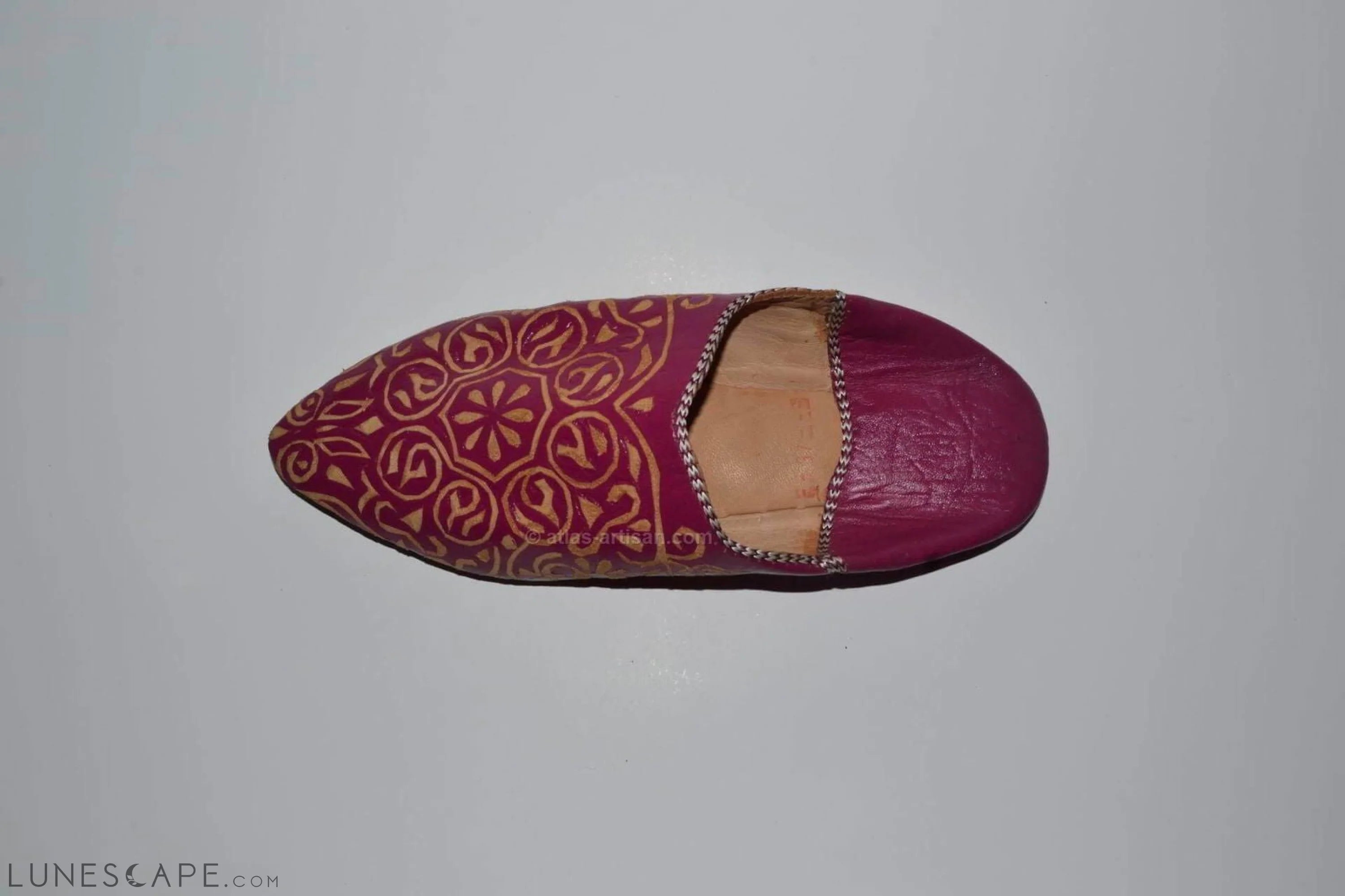 Babouches Rbati Handmade Leather House Slippers LUNESCAPE