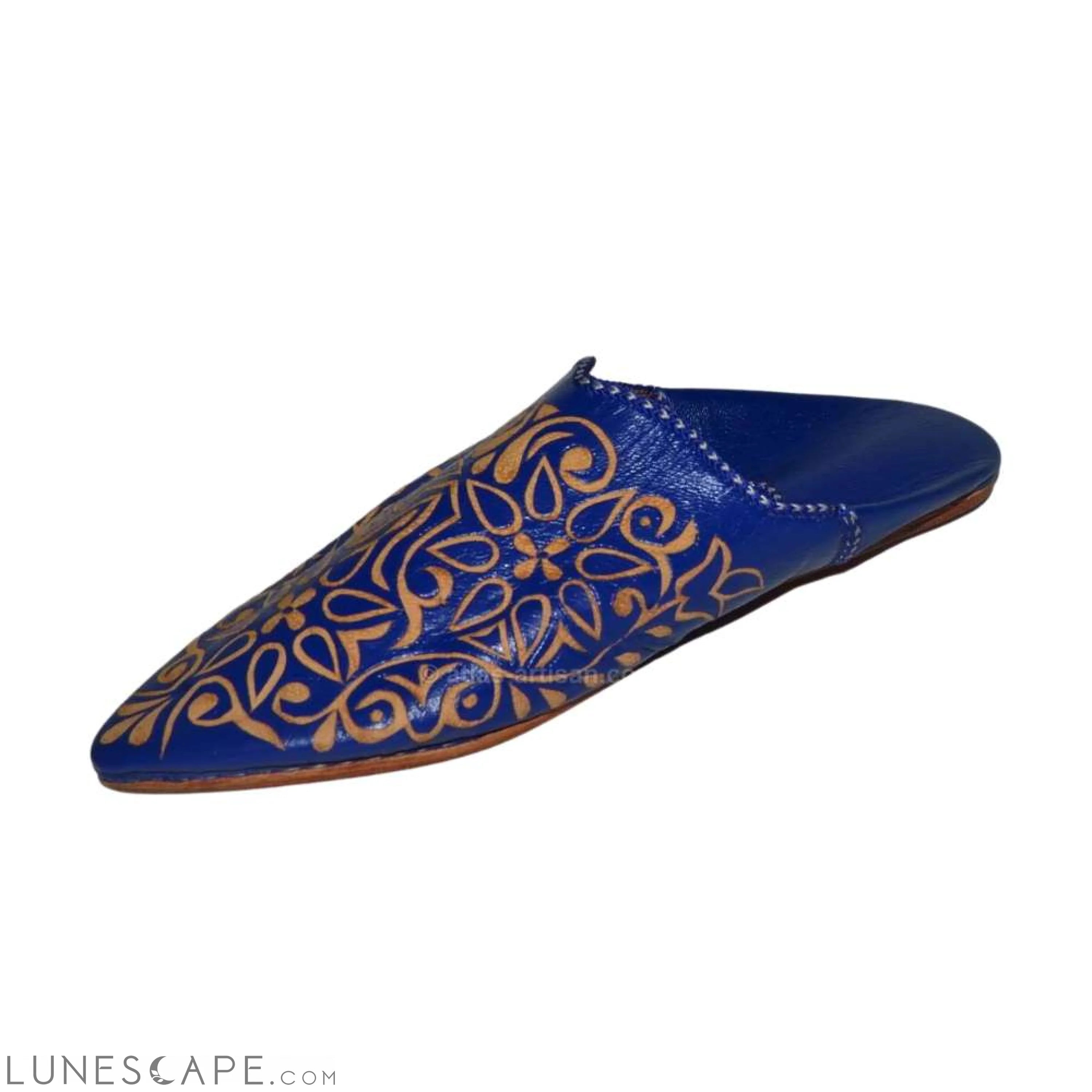 Babouches Rbati Handmade Leather House Slippers LUNESCAPE