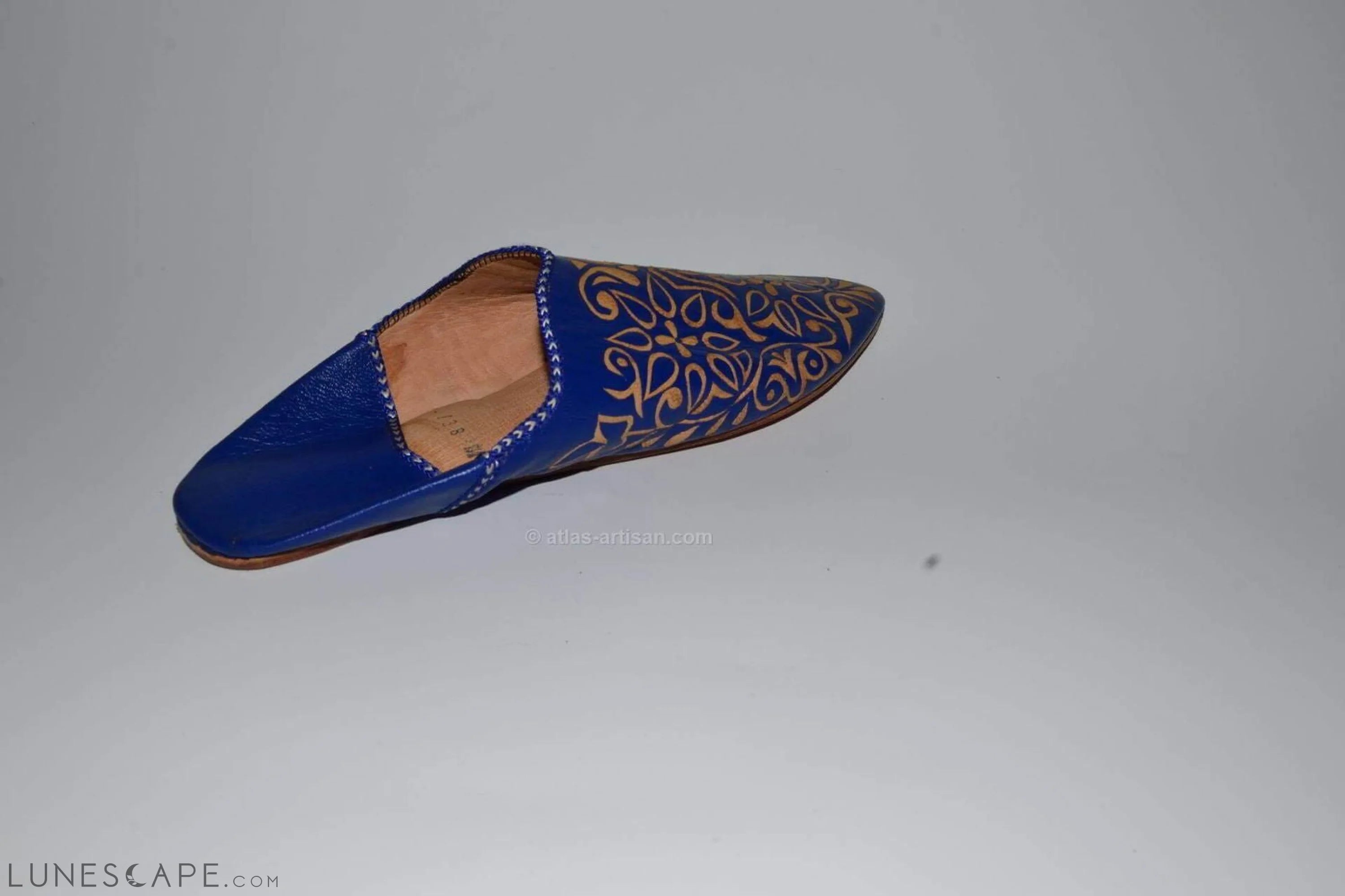 Babouches Rbati Handmade Leather House Slippers LUNESCAPE