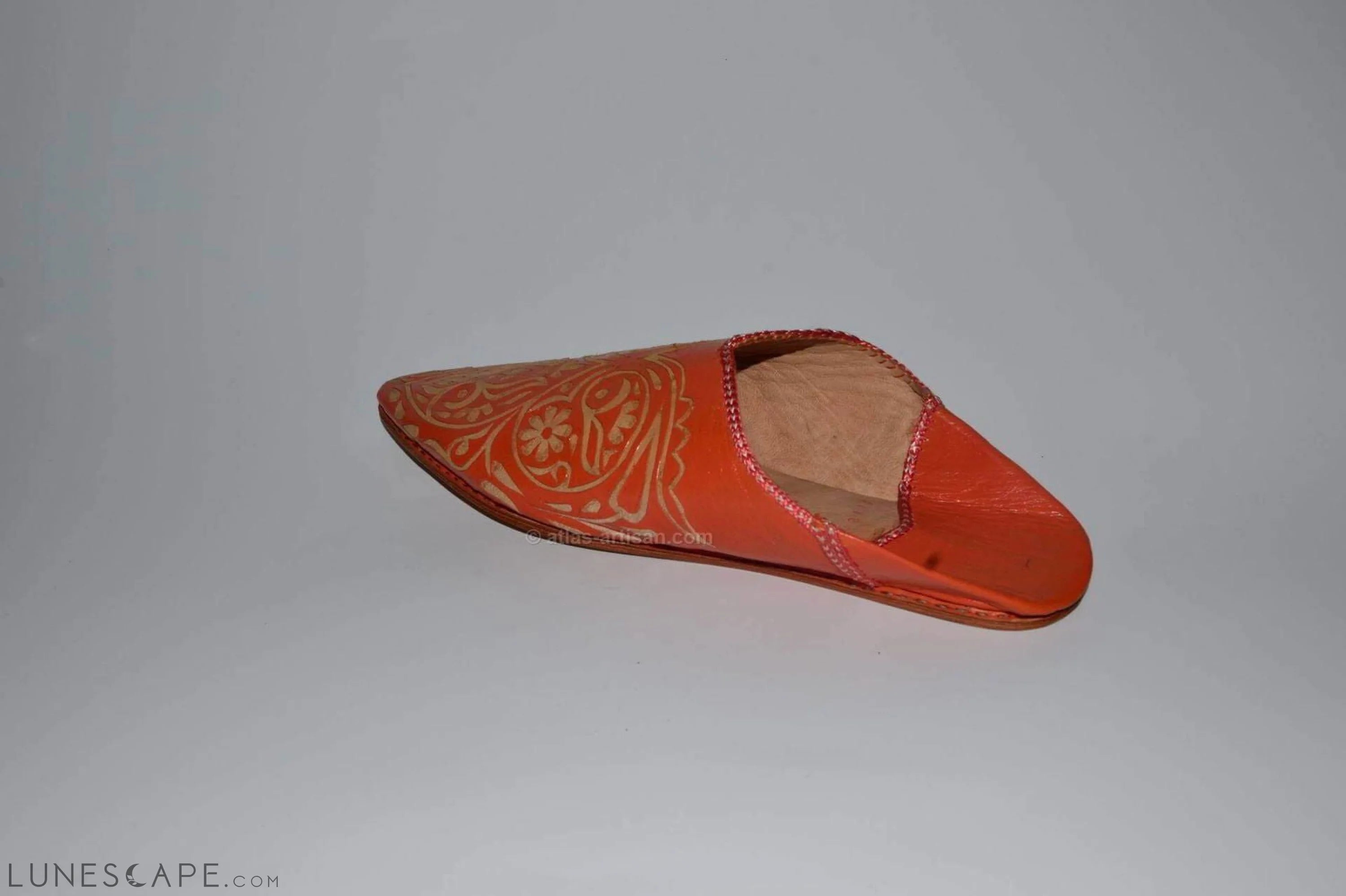 Babouches Rbati Handmade Leather House Slippers LUNESCAPE