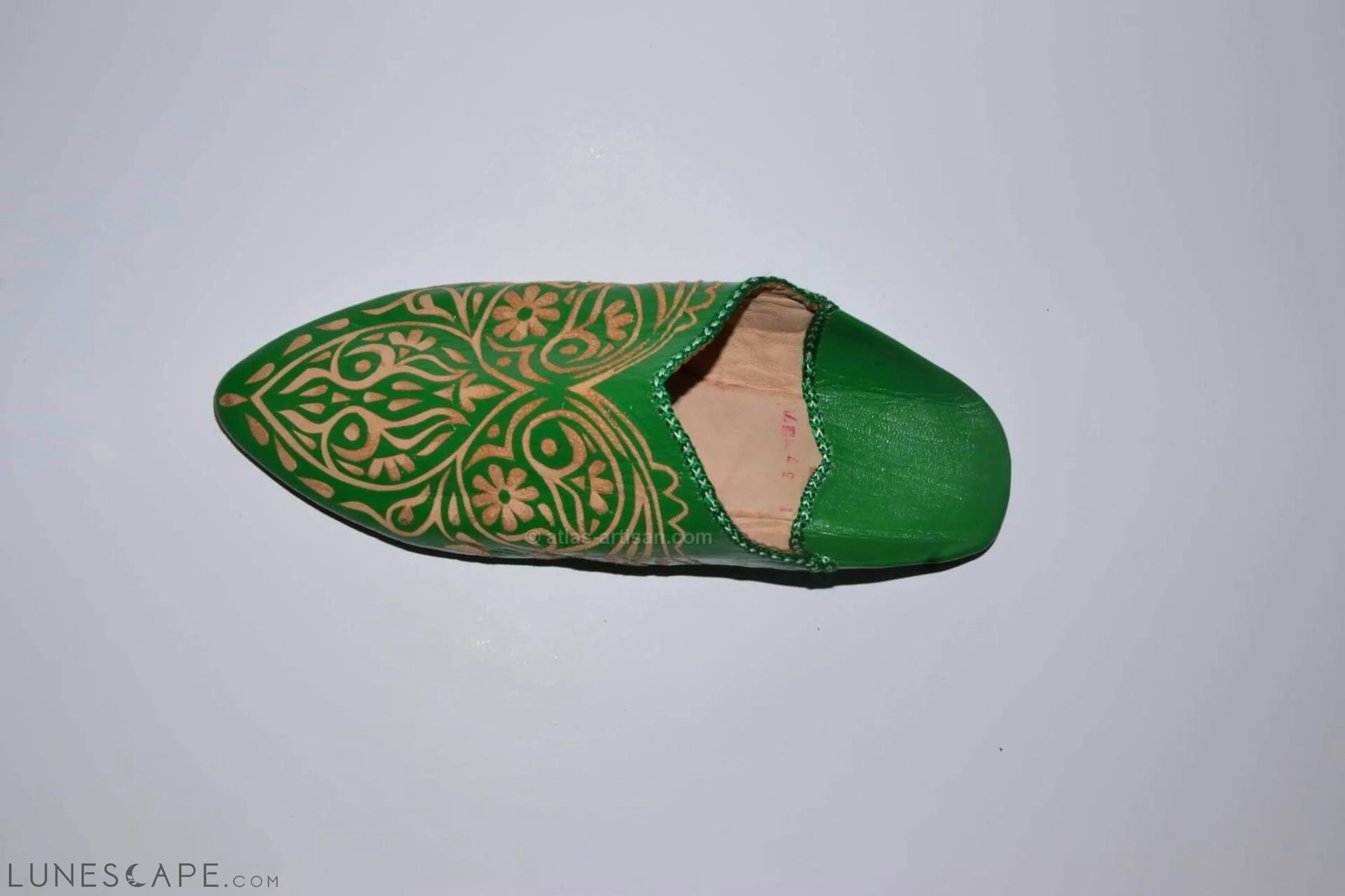 Babouches Rbati Handmade Leather House Slippers LUNESCAPE