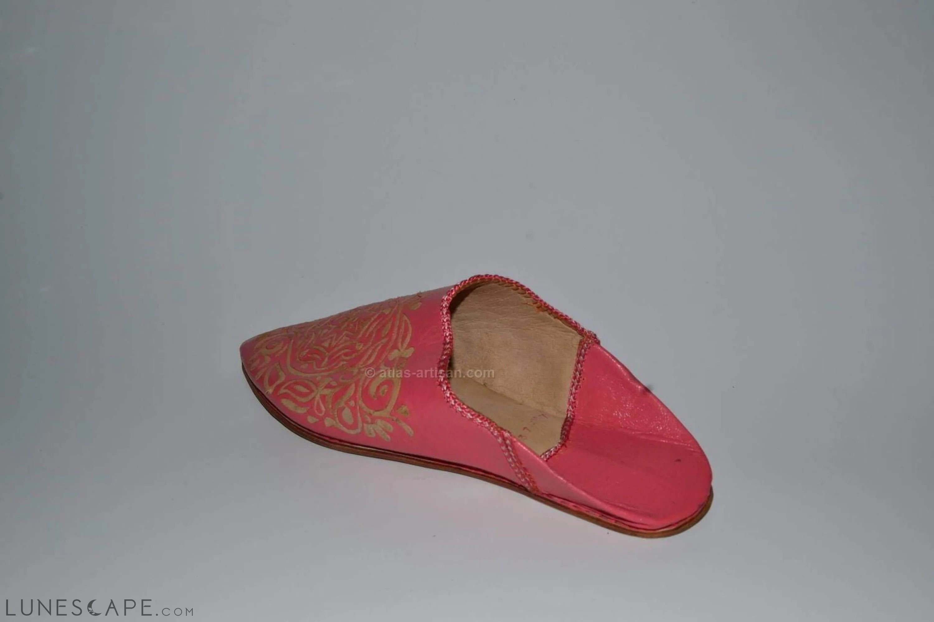 Babouches Rbati Handmade Leather House Slippers LUNESCAPE