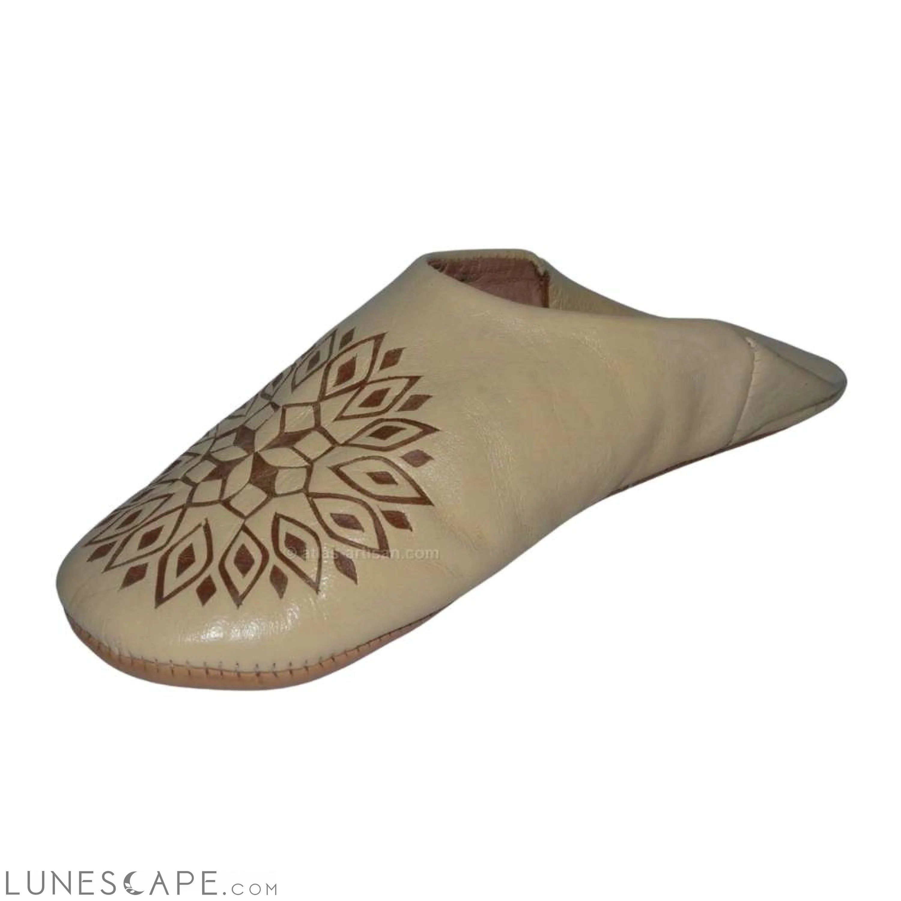 Babouches Smarin  Slip-On Mule Sandal Slipper Handmade Morocco Leather LUNESCAPE