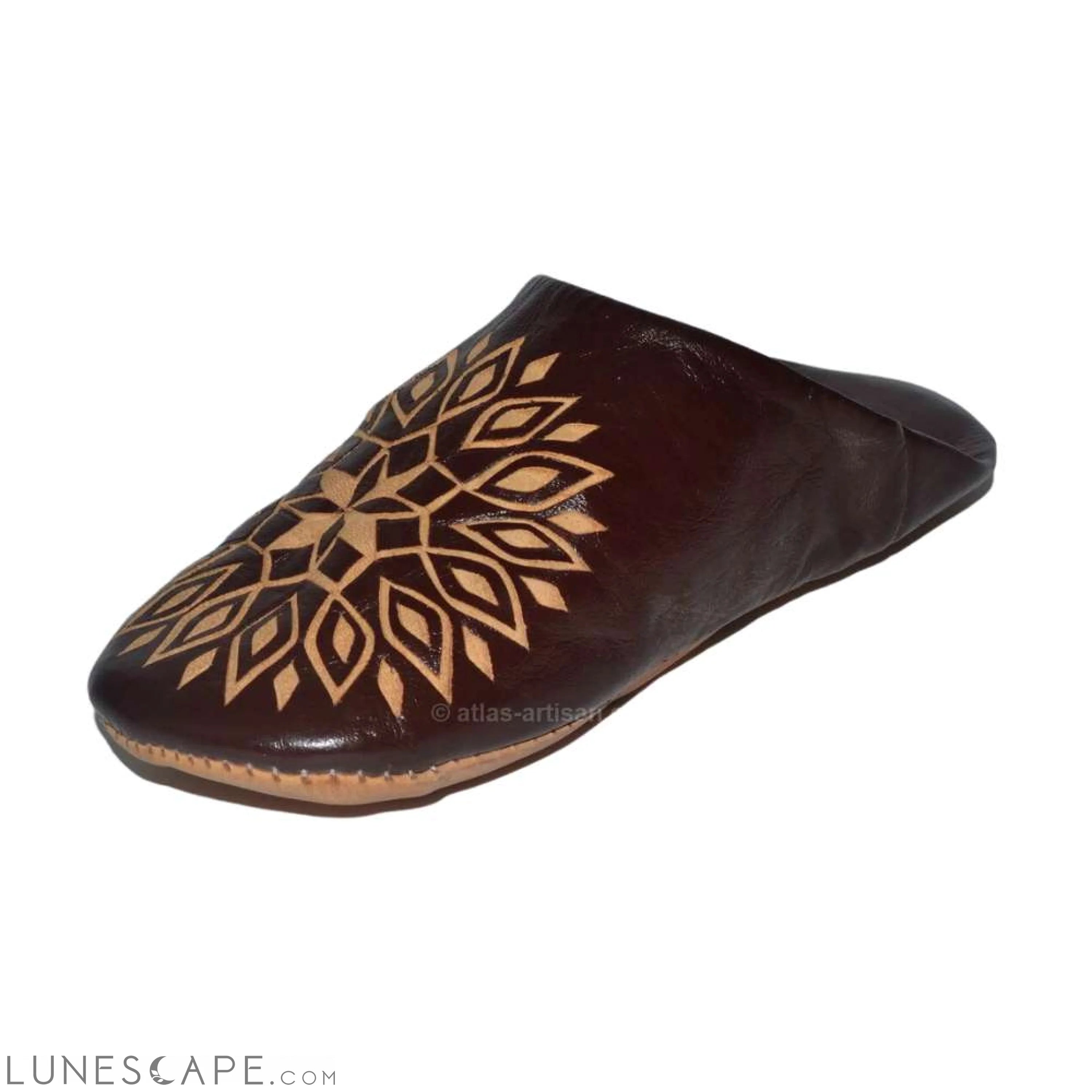 Babouches Smarin  Slip-On Mule Sandal Slipper Handmade Morocco Leather LUNESCAPE