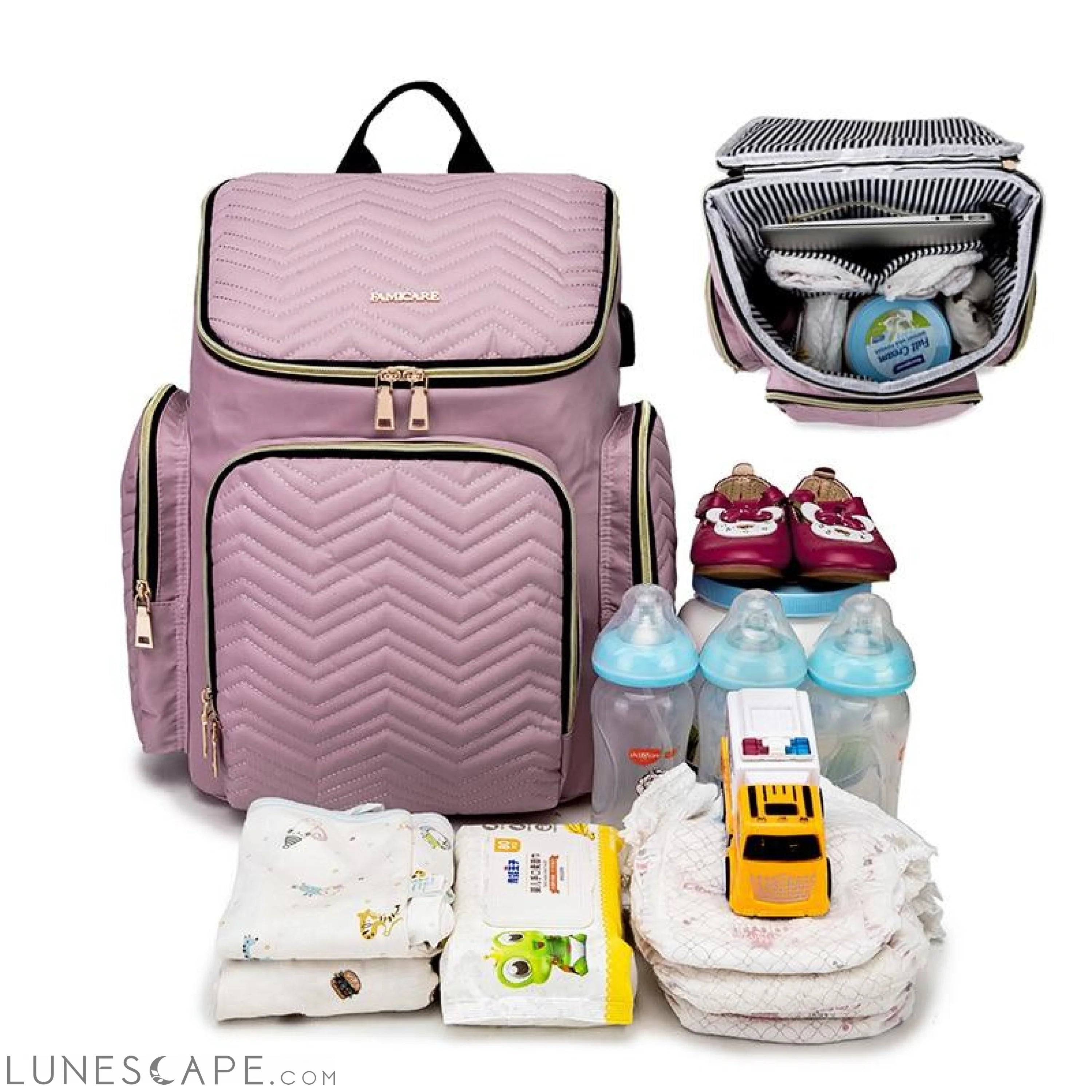 Baby Diaper Bag Backpack Stroller Bags Waterproof Women Maternity LUNESCAPE
