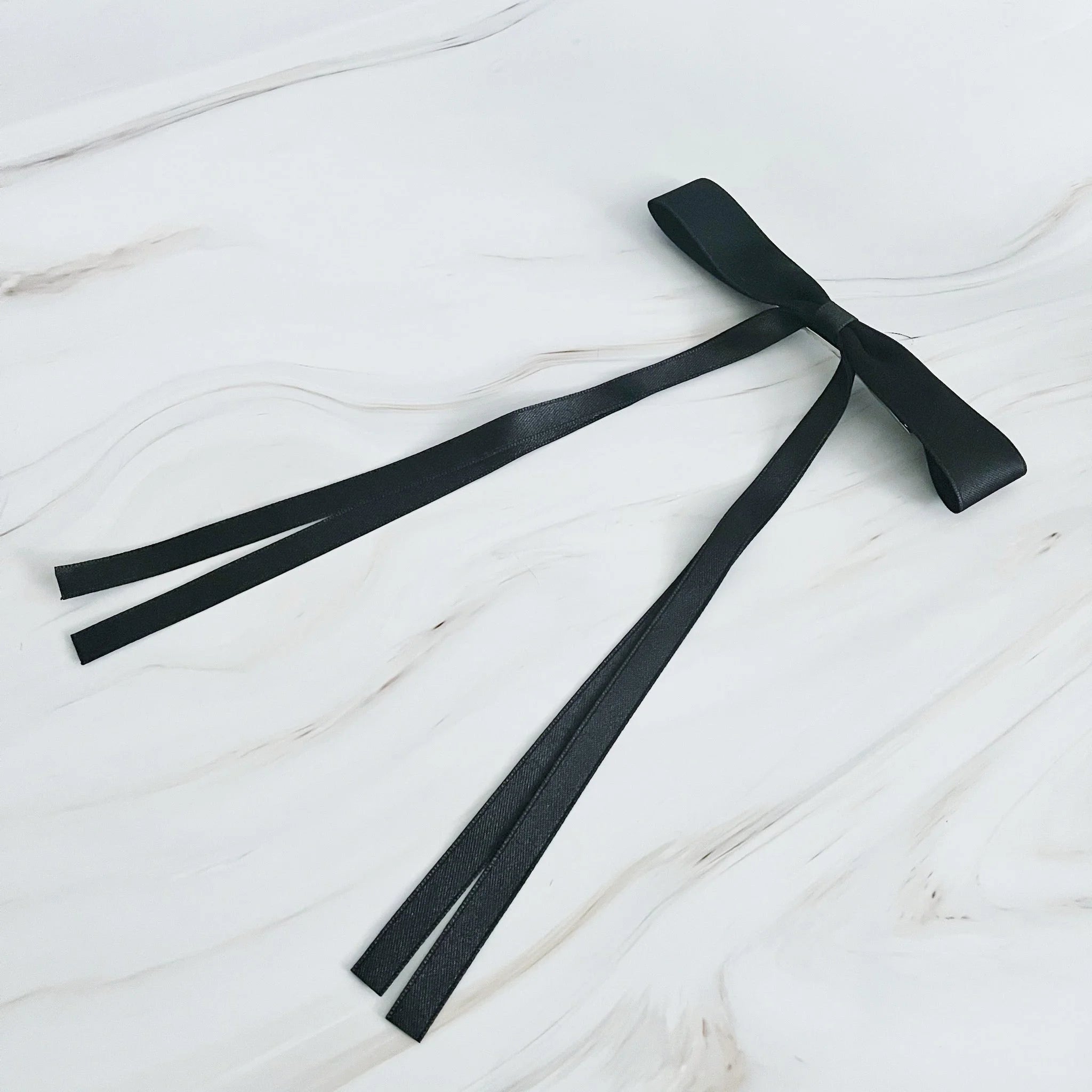 Ballerina Slim Bow Hair Clip Set of 4 LUNESCAPE