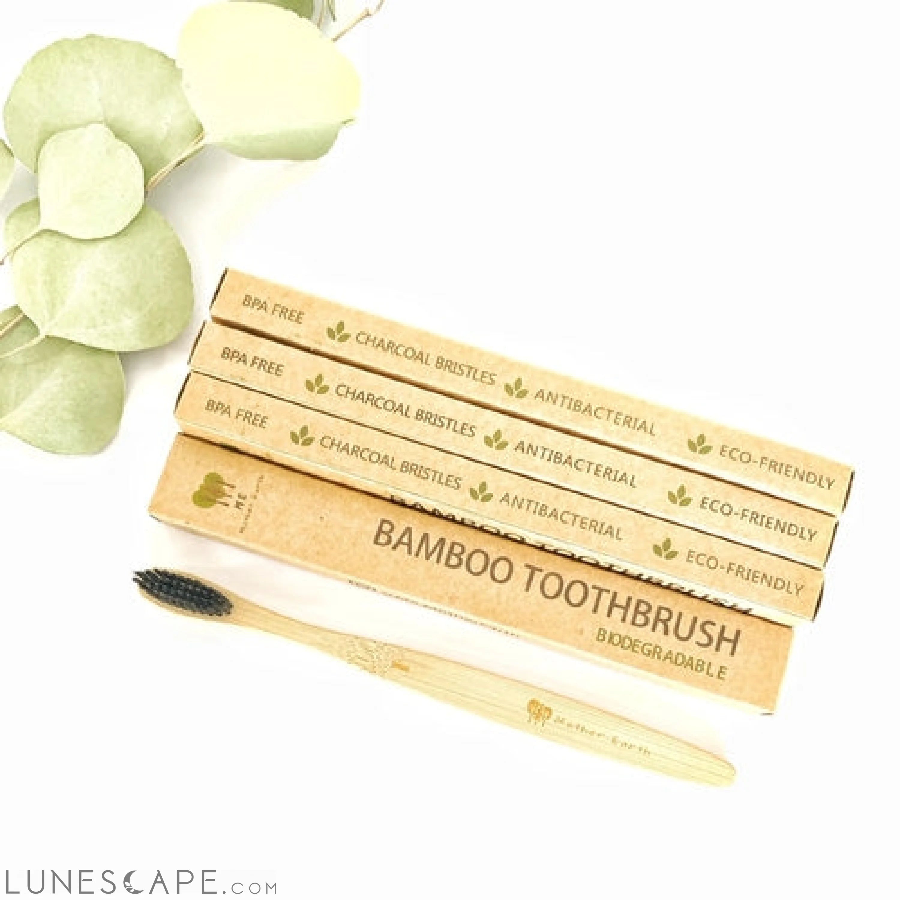 Bamboo Charcoal Toothbrush LUNESCAPE