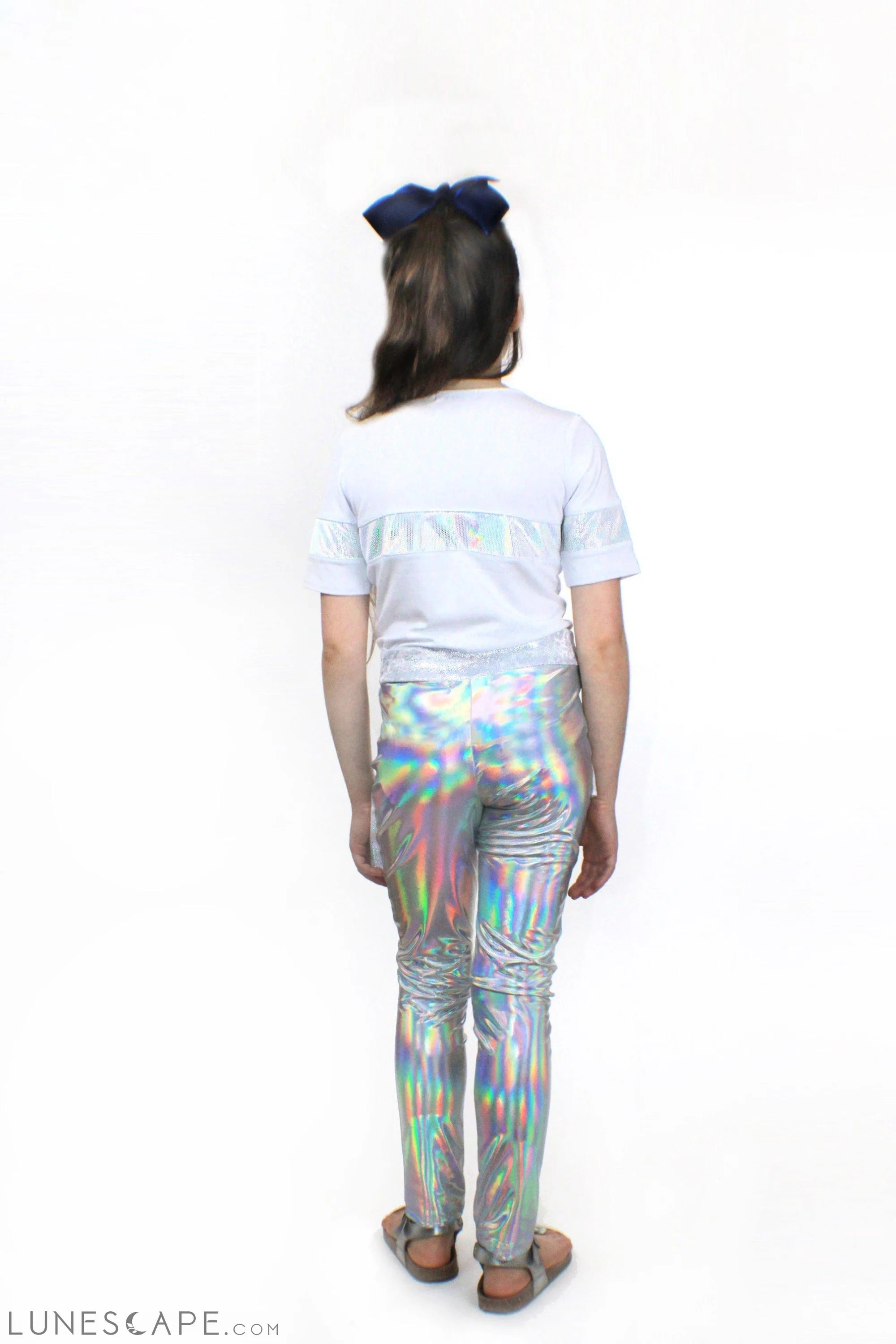 Bamboo Jersey and Holographic Sequin Top LUNESCAPE