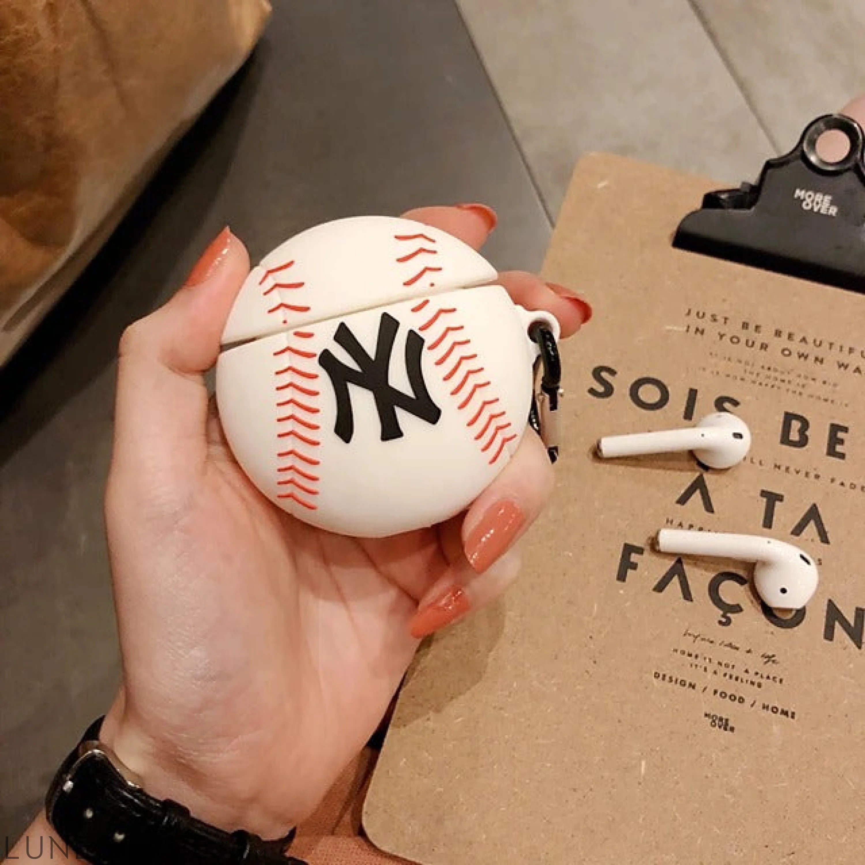 Baseball AirPods Headphone Case LUNESCAPE