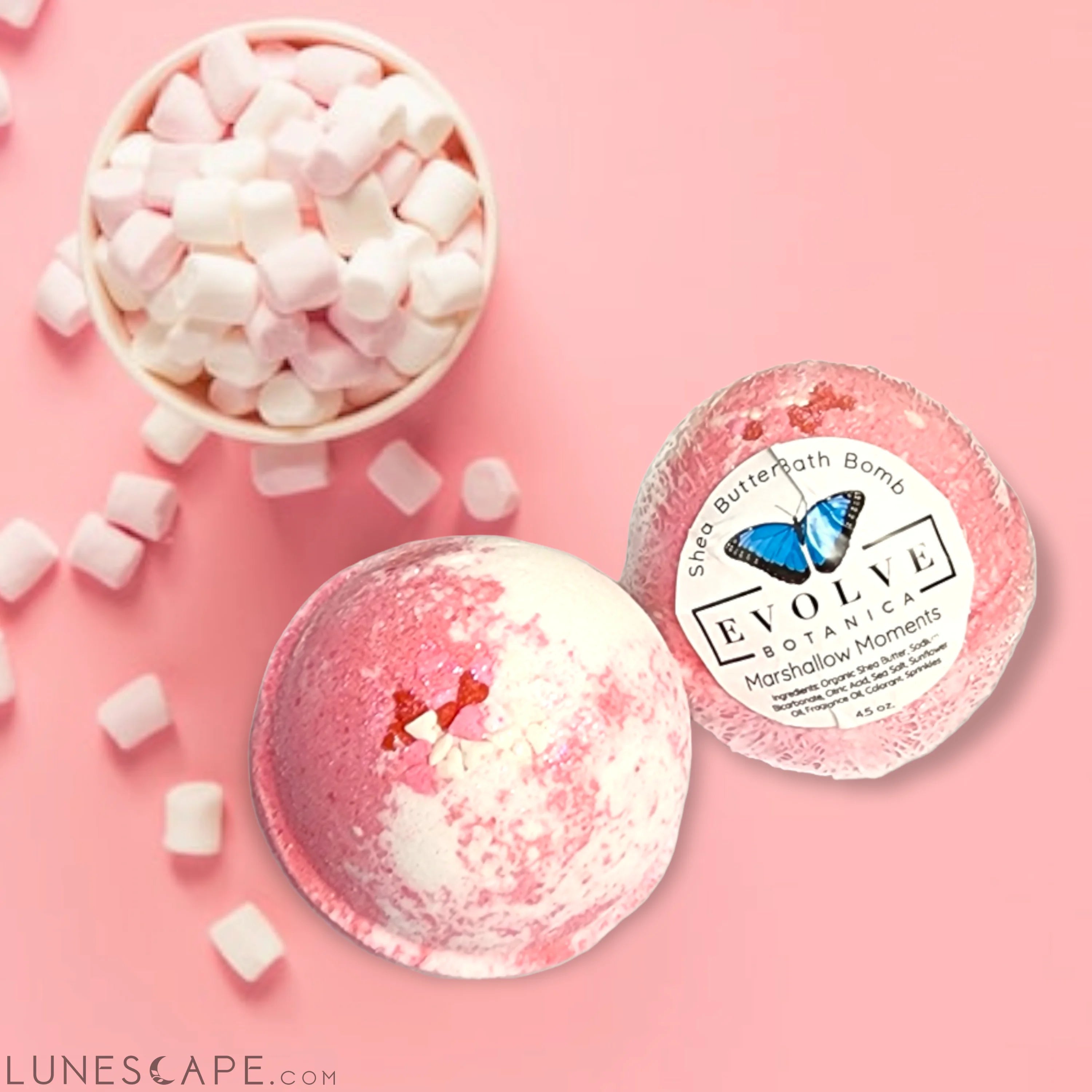 Bath Bomb - Marshmallow Moments LUNESCAPE