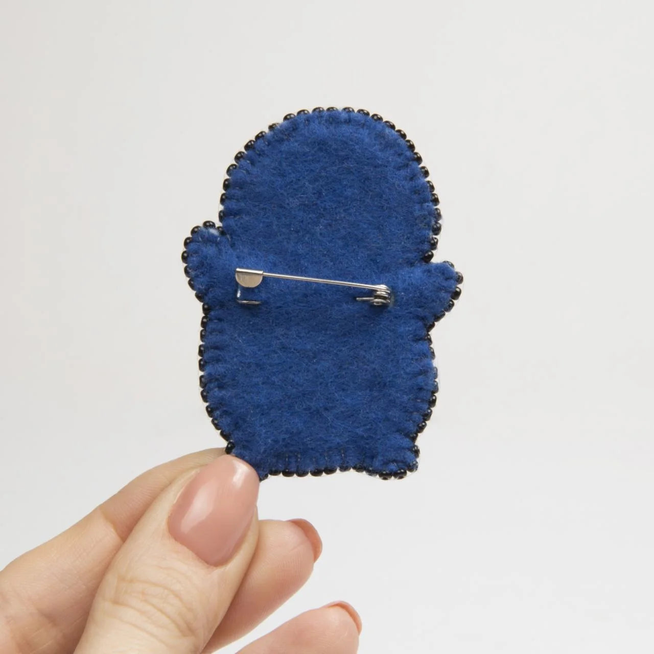 Beadwork kit for creating brooch Crystal Art "Penguin" LUNESCAPE