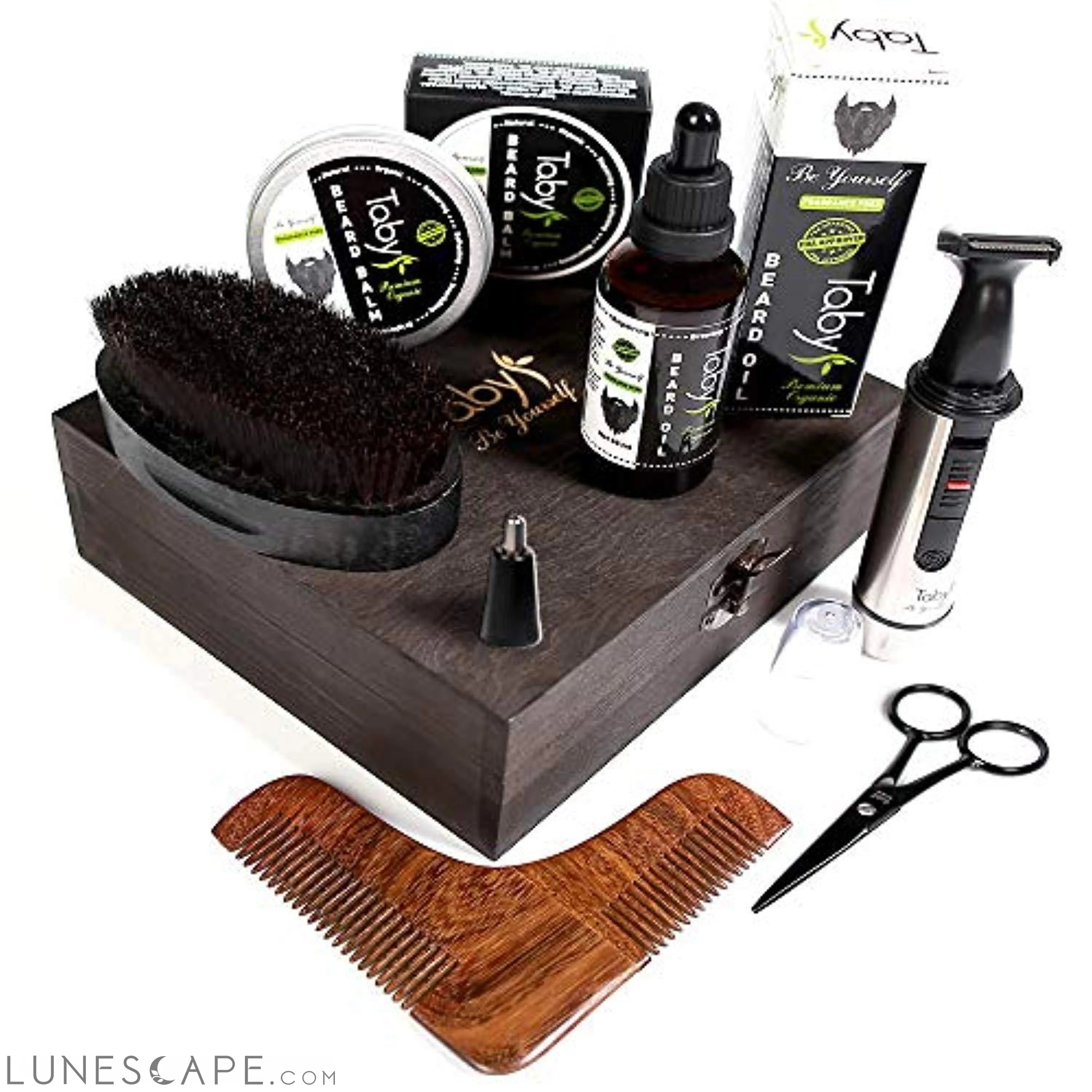 Beard Grooming and Trimming Set for Men LUNESCAPE