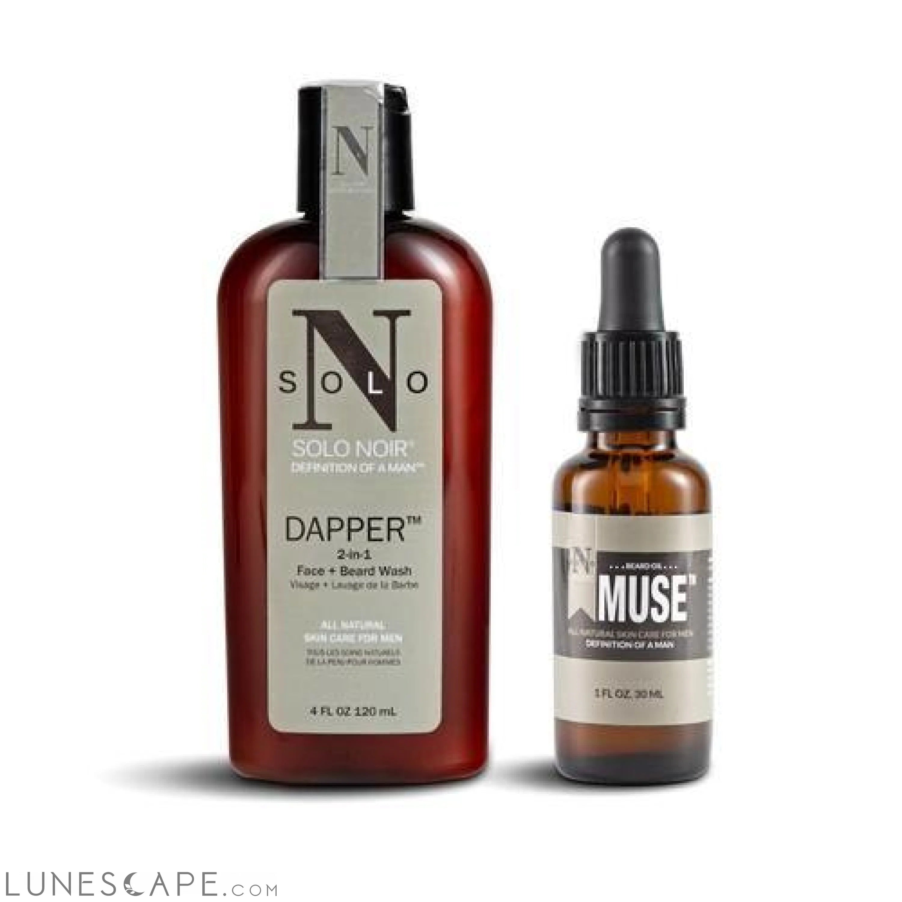 Beard Kit (w/ Bold™ OR Muse Beard Oil™) LUNESCAPE