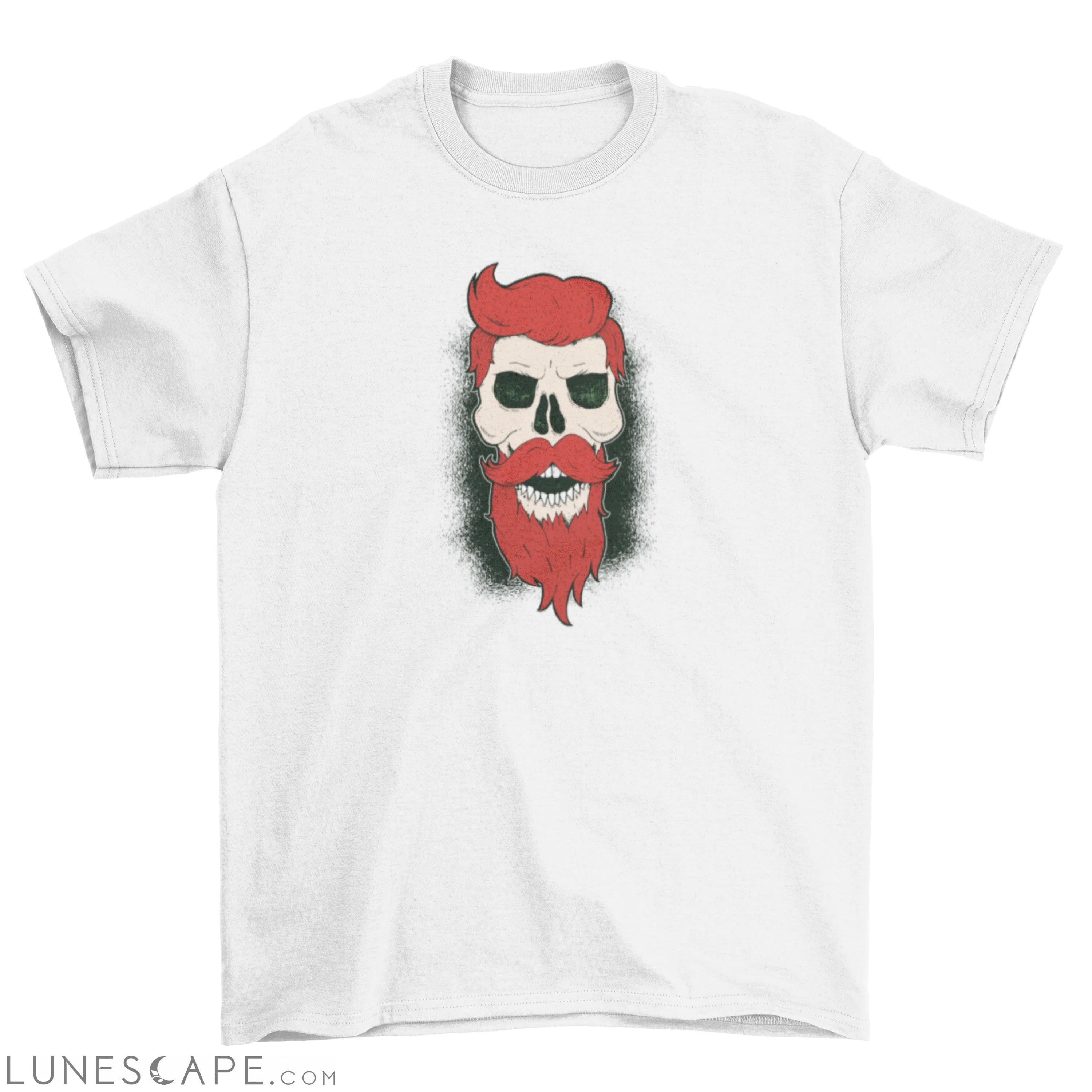 Bearded Skull Graphic T-shirt LUNESCAPE