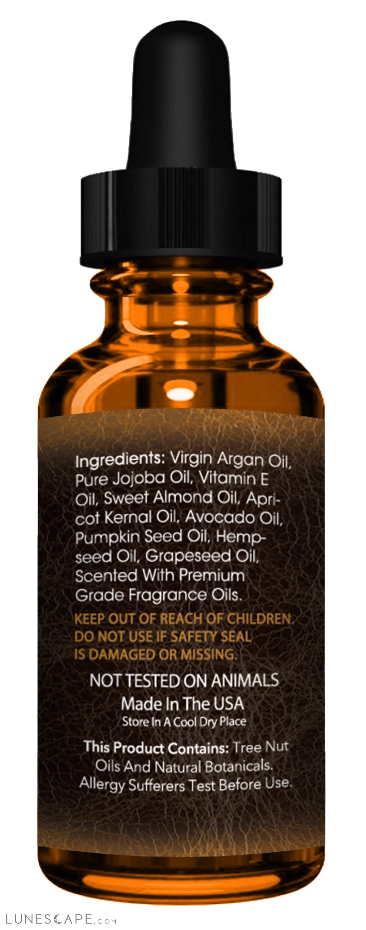 BeardGuru Old Leather Beard Oil LUNESCAPE